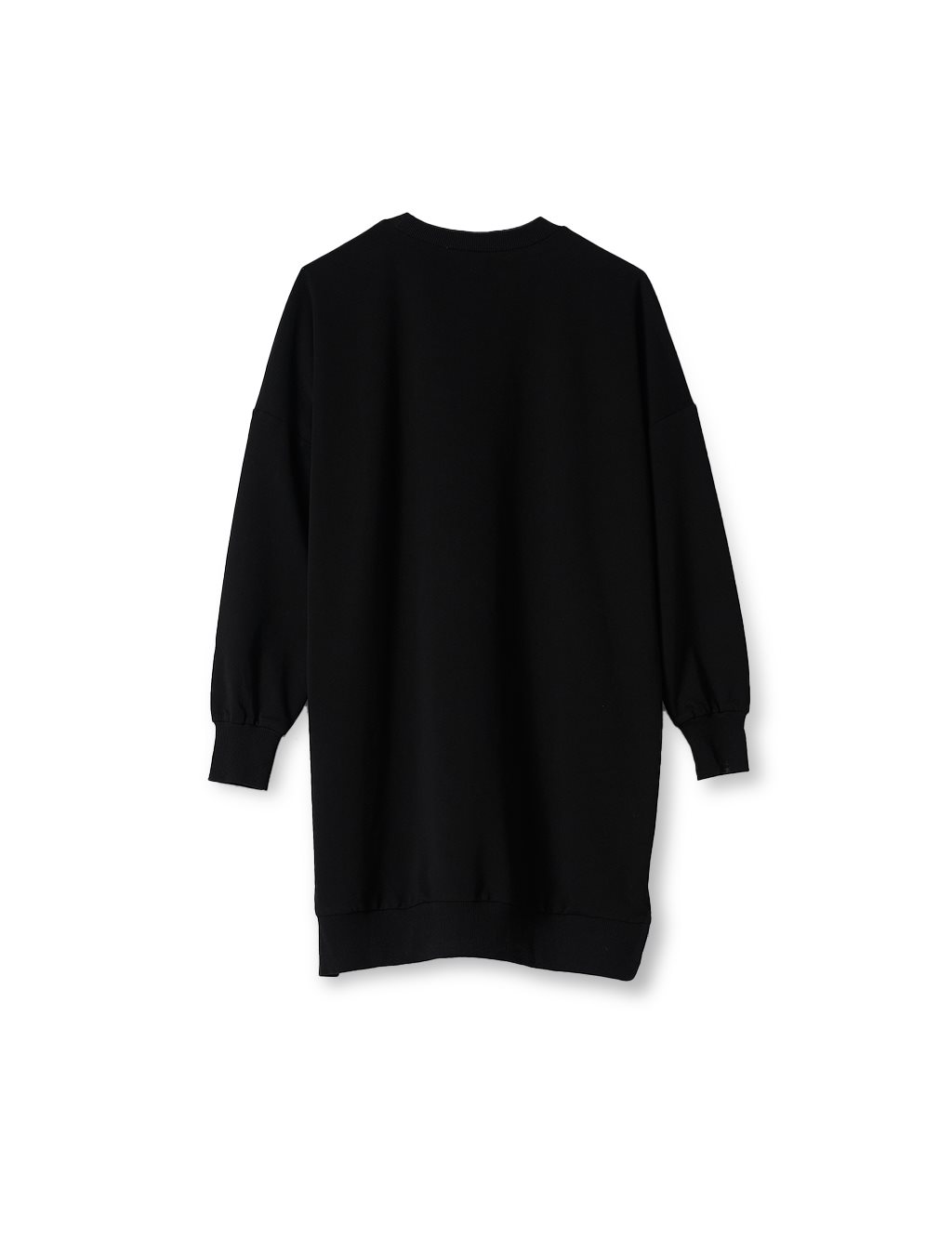 Knitted Fabric Sweatshirt Balck