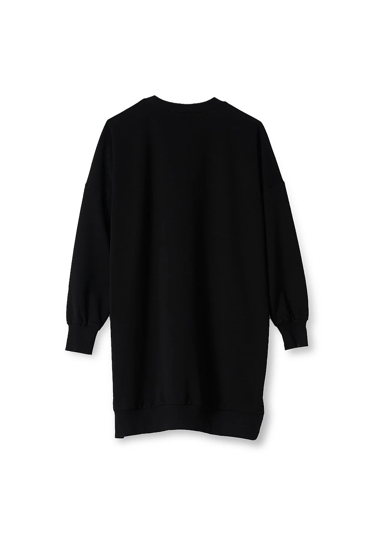 Knitted Fabric Sweatshirt Balck