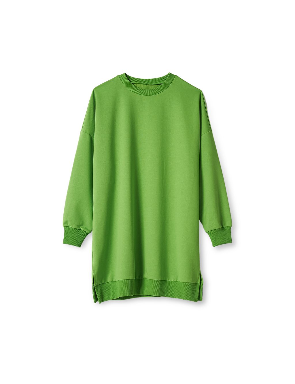 Knitted Fabric Sweatshirt Pistachio Green