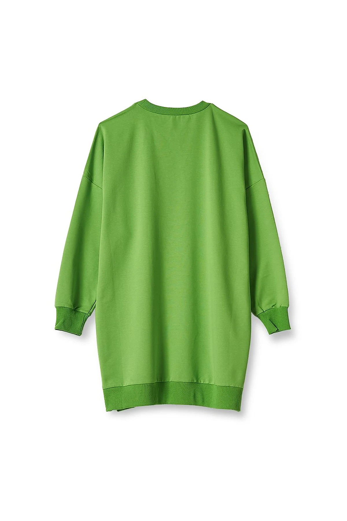 Knitted Fabric Sweatshirt Pistachio Green