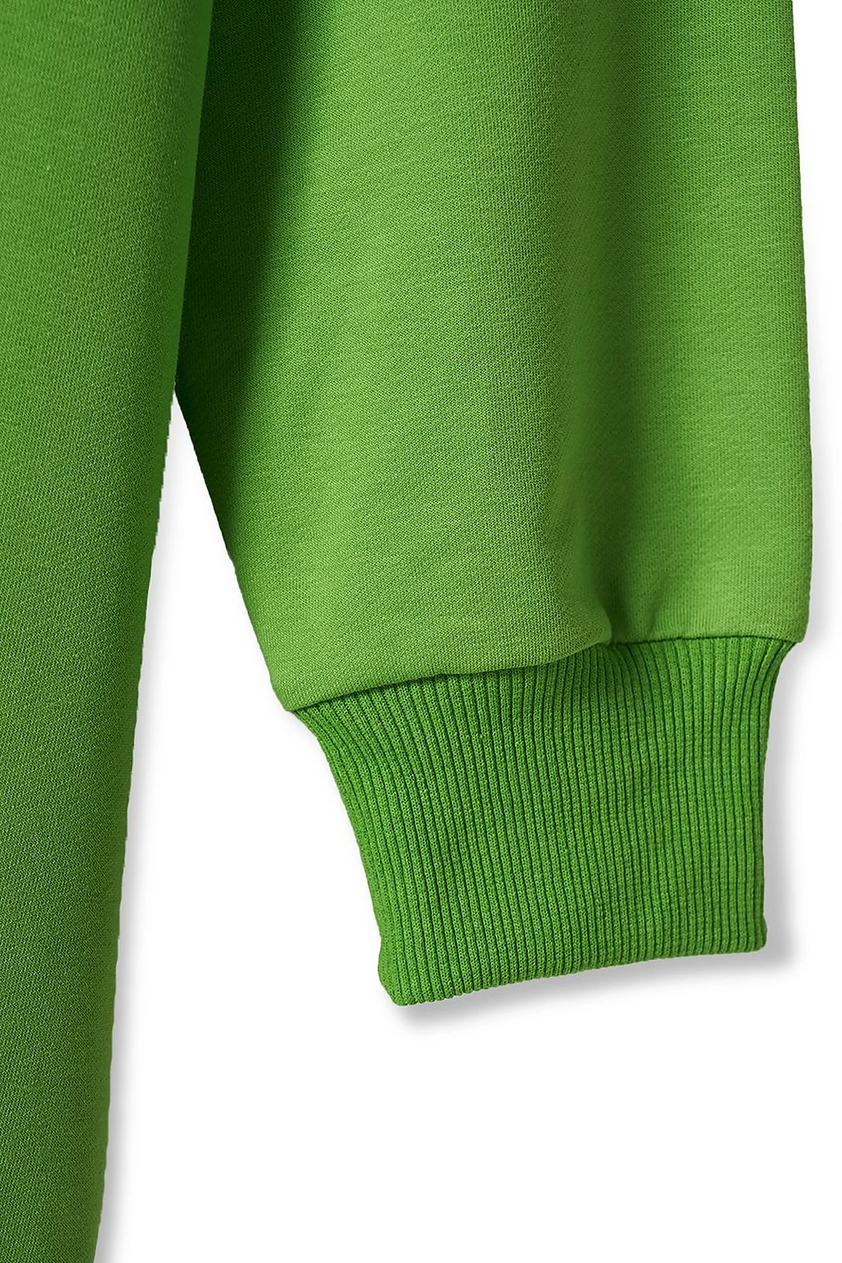 Knitted Fabric Sweatshirt Pistachio Green