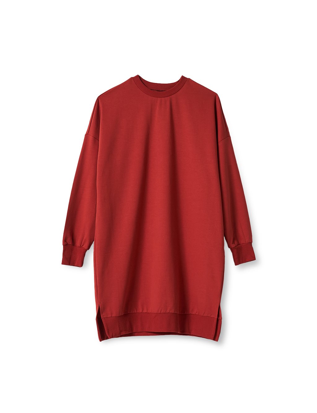 Knitted Fabric Sweatshirt Brick