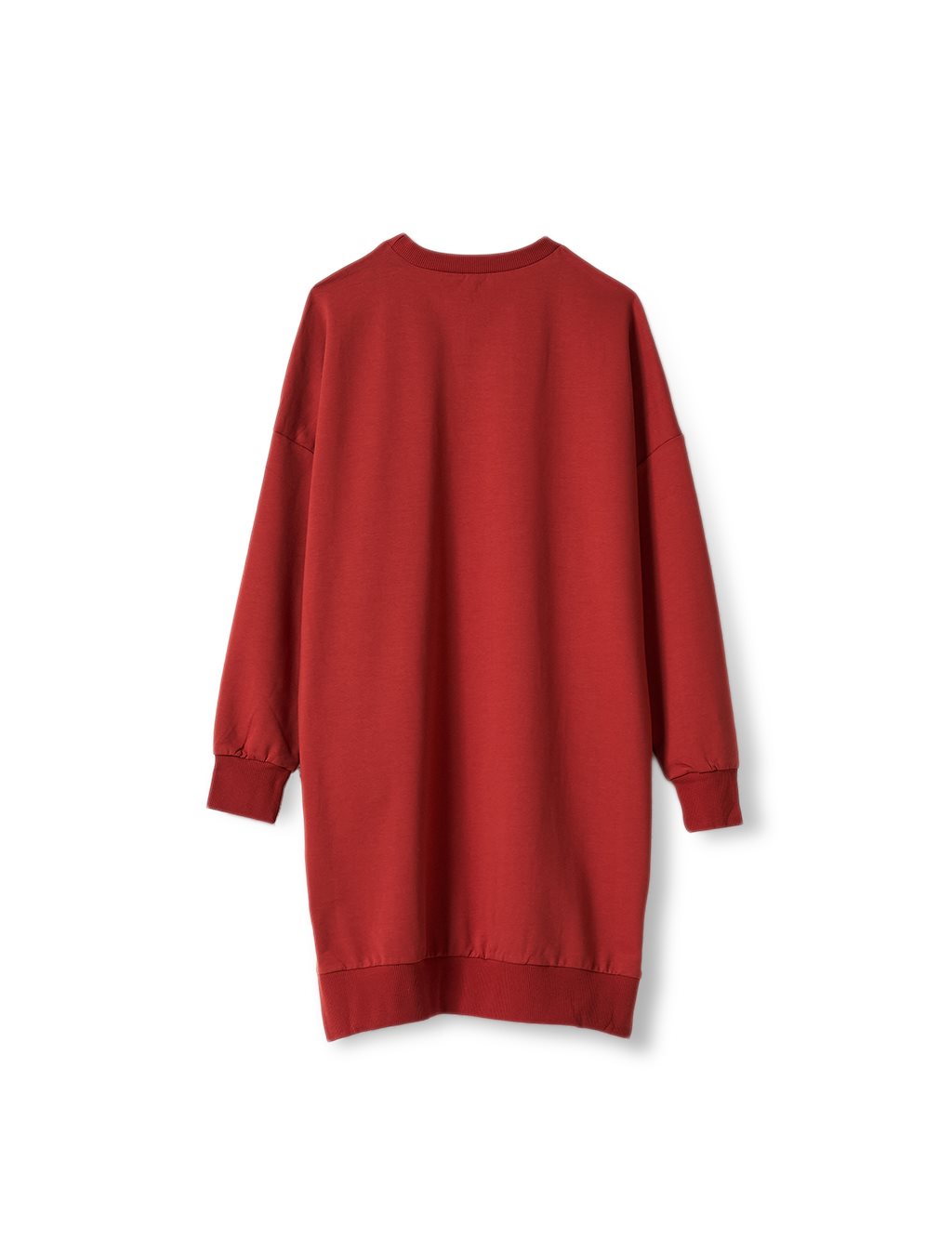 Knitted Fabric Sweatshirt Brick