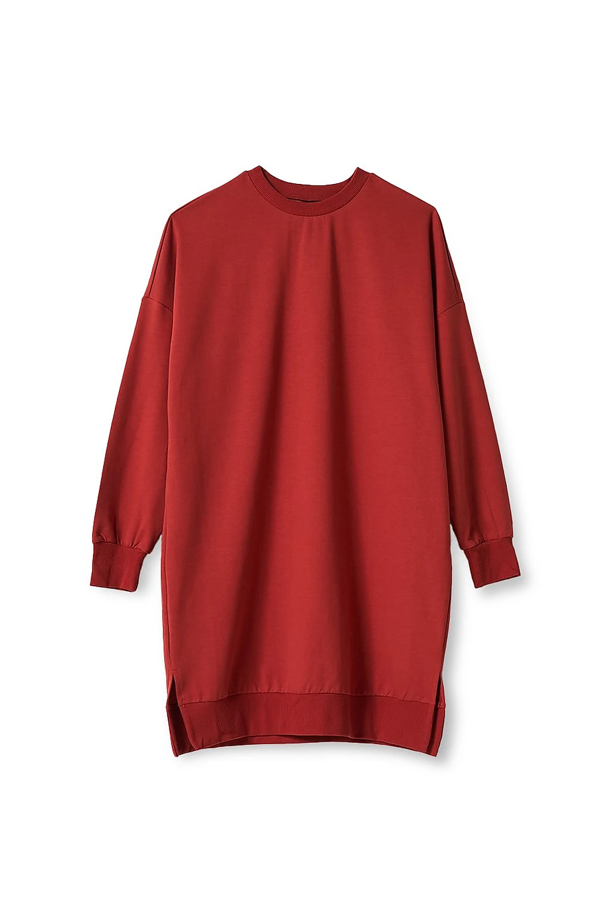 Knitted Fabric Sweatshirt Brick