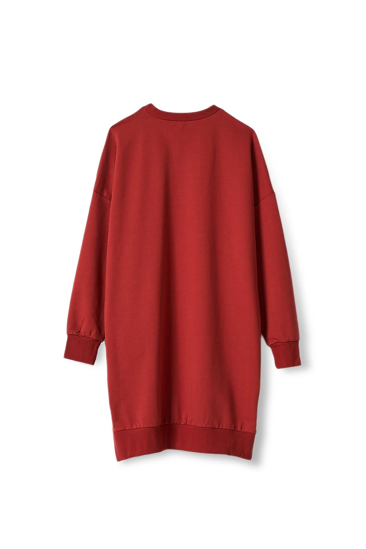 Knitted Fabric Sweatshirt Brick