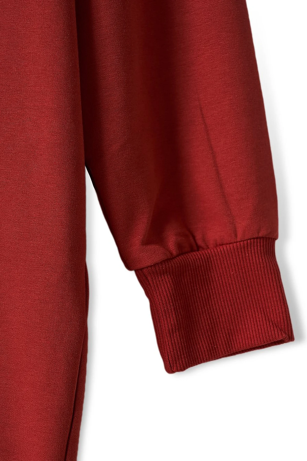 Knitted Fabric Sweatshirt Brick