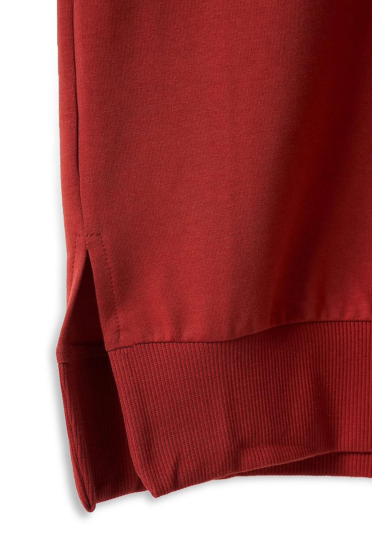 Knitted Fabric Sweatshirt Brick