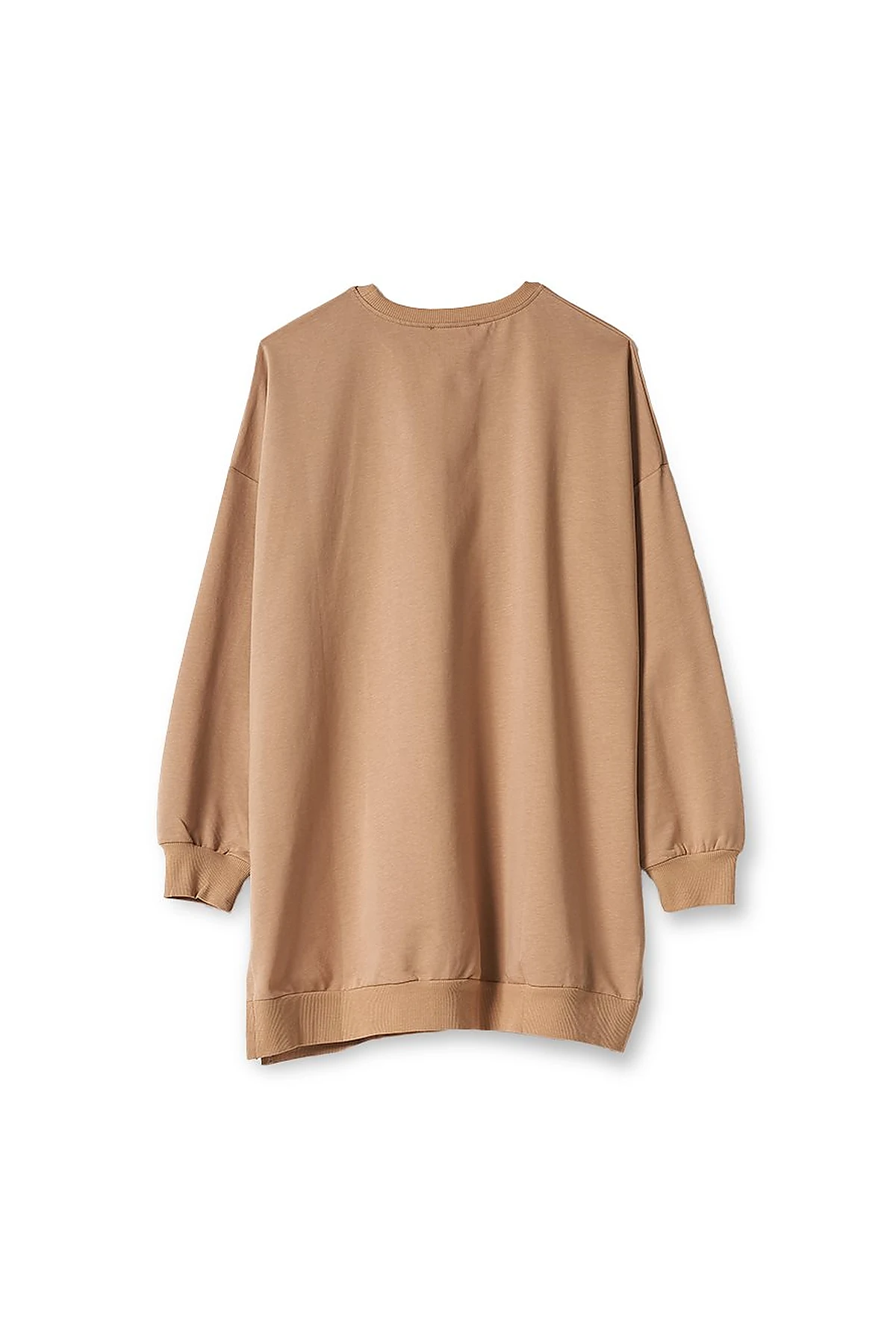 Knitted Fabric Sweatshirt Mink