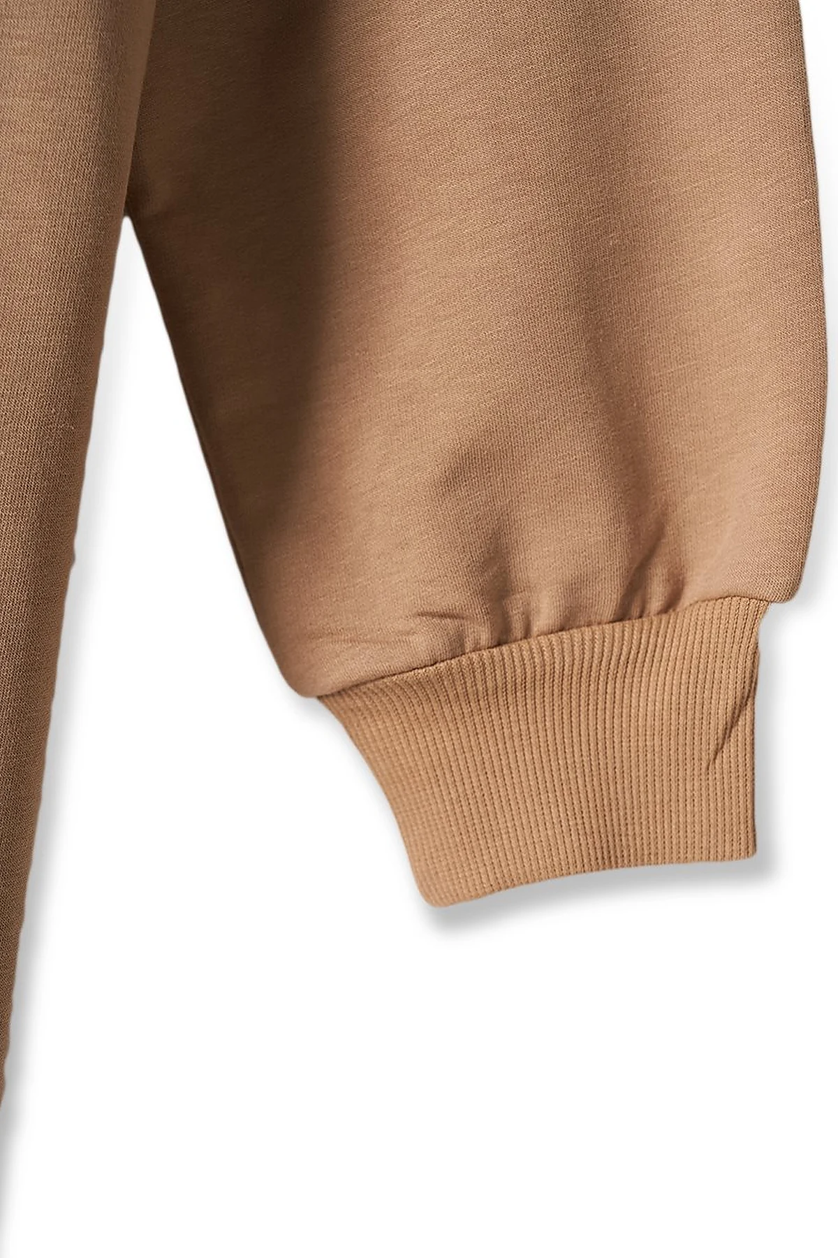 Knitted Fabric Sweatshirt Mink
