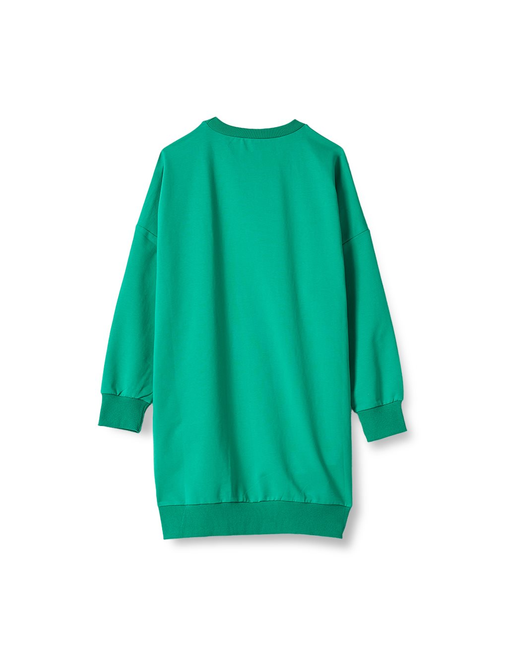 Knitted Fabric Sweatshirt Green