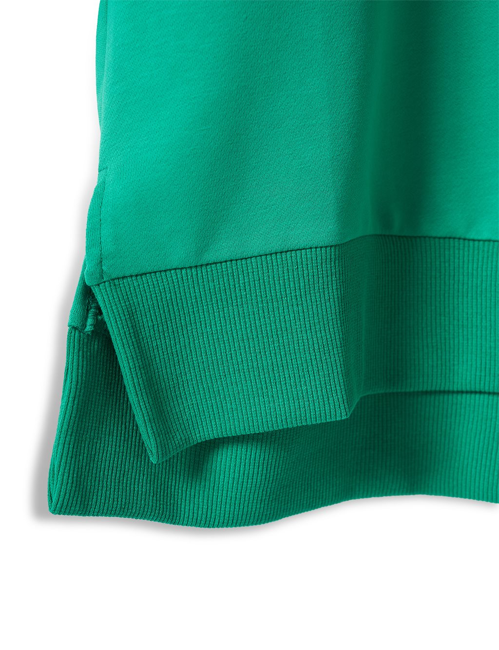 Knitted Fabric Sweatshirt Green