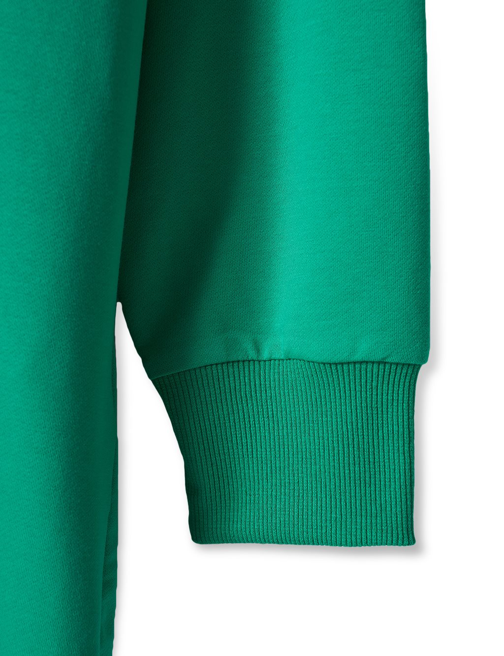 Knitted Fabric Sweatshirt Green