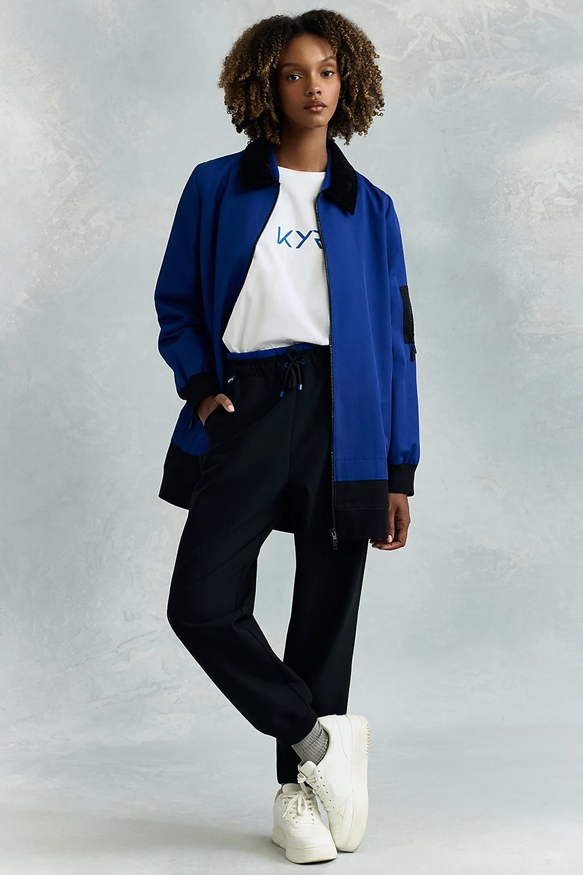 Velvet Mixed Garni Jacket Saks
