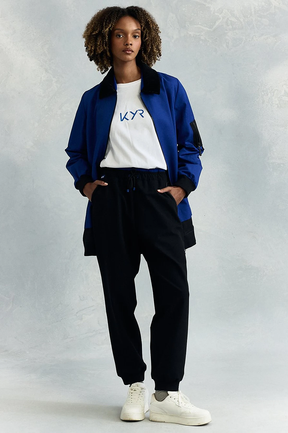 Velvet Mixed Garni Jacket Saks