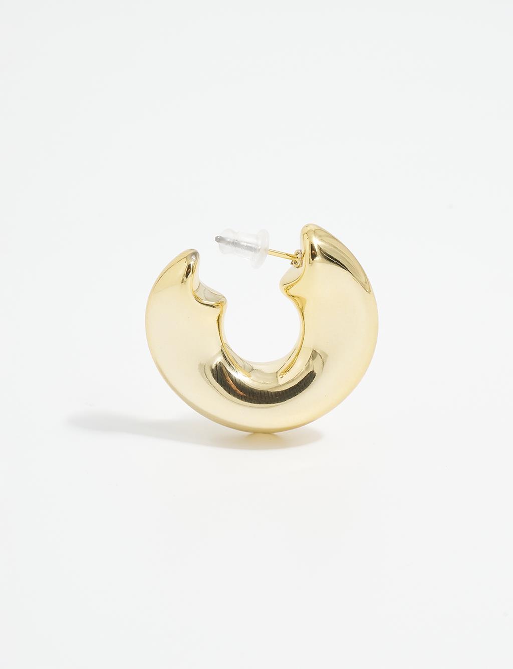 Ring Form Earring Gold