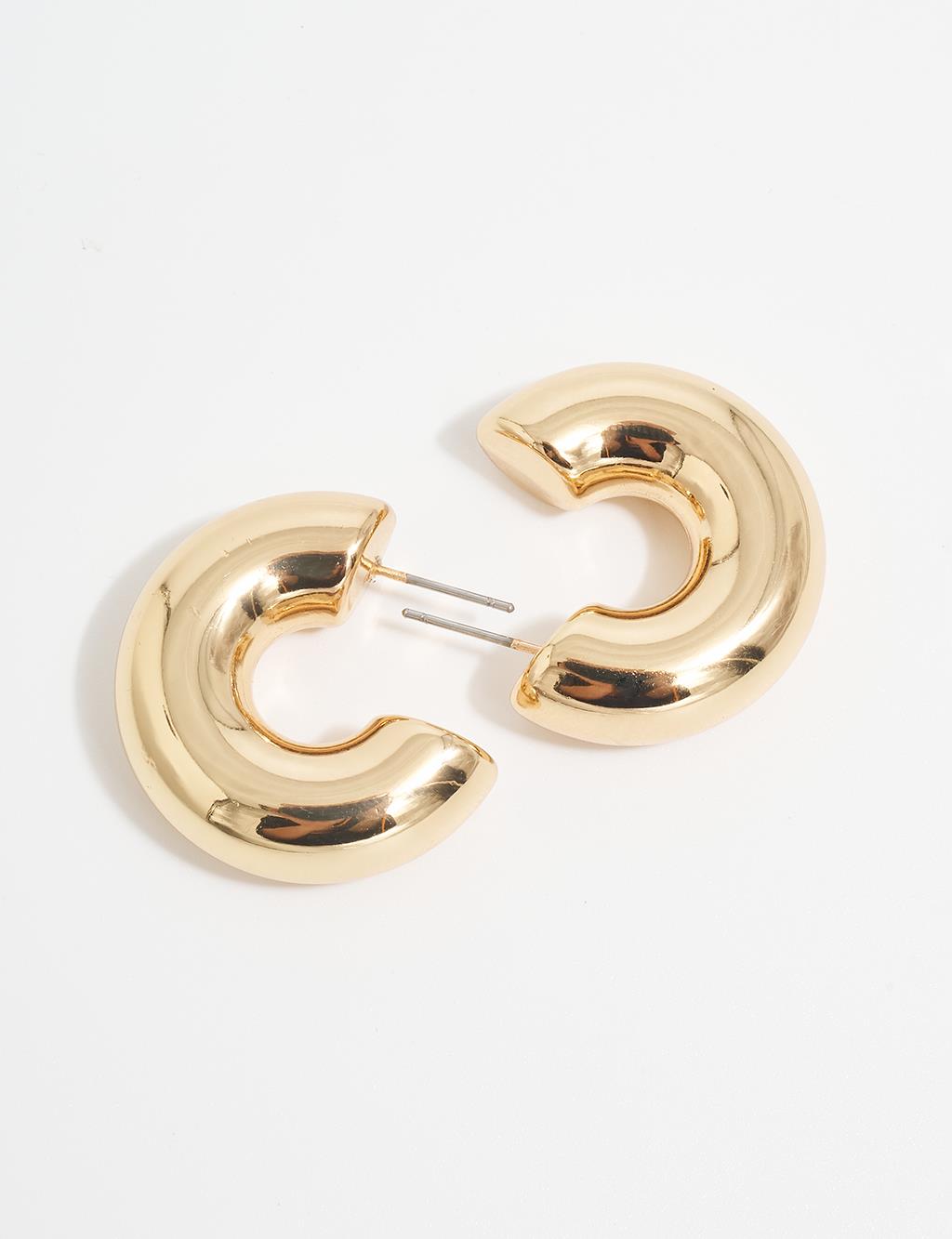 Ring Form Earring Gold