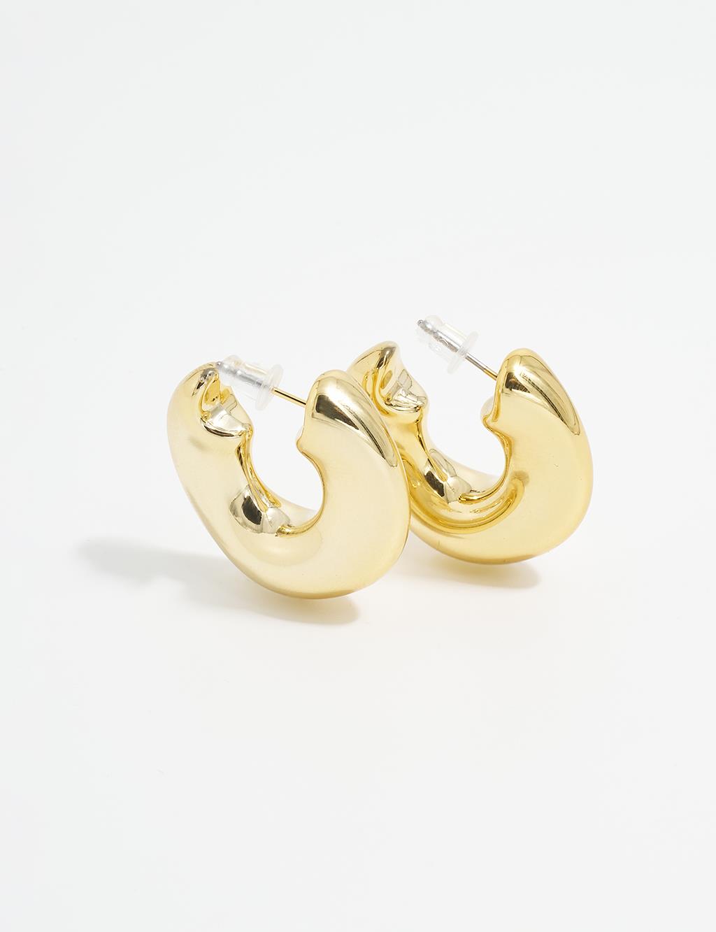 Ring Form Earring Gold