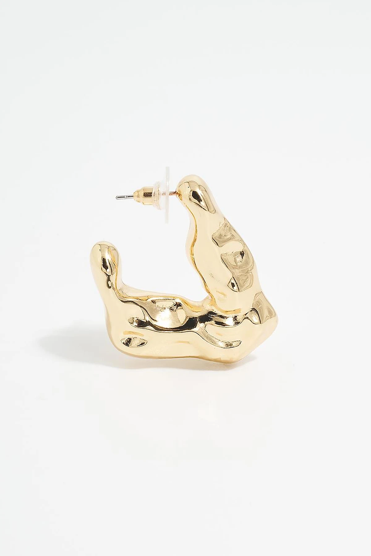 Modern Figured Earring Gold