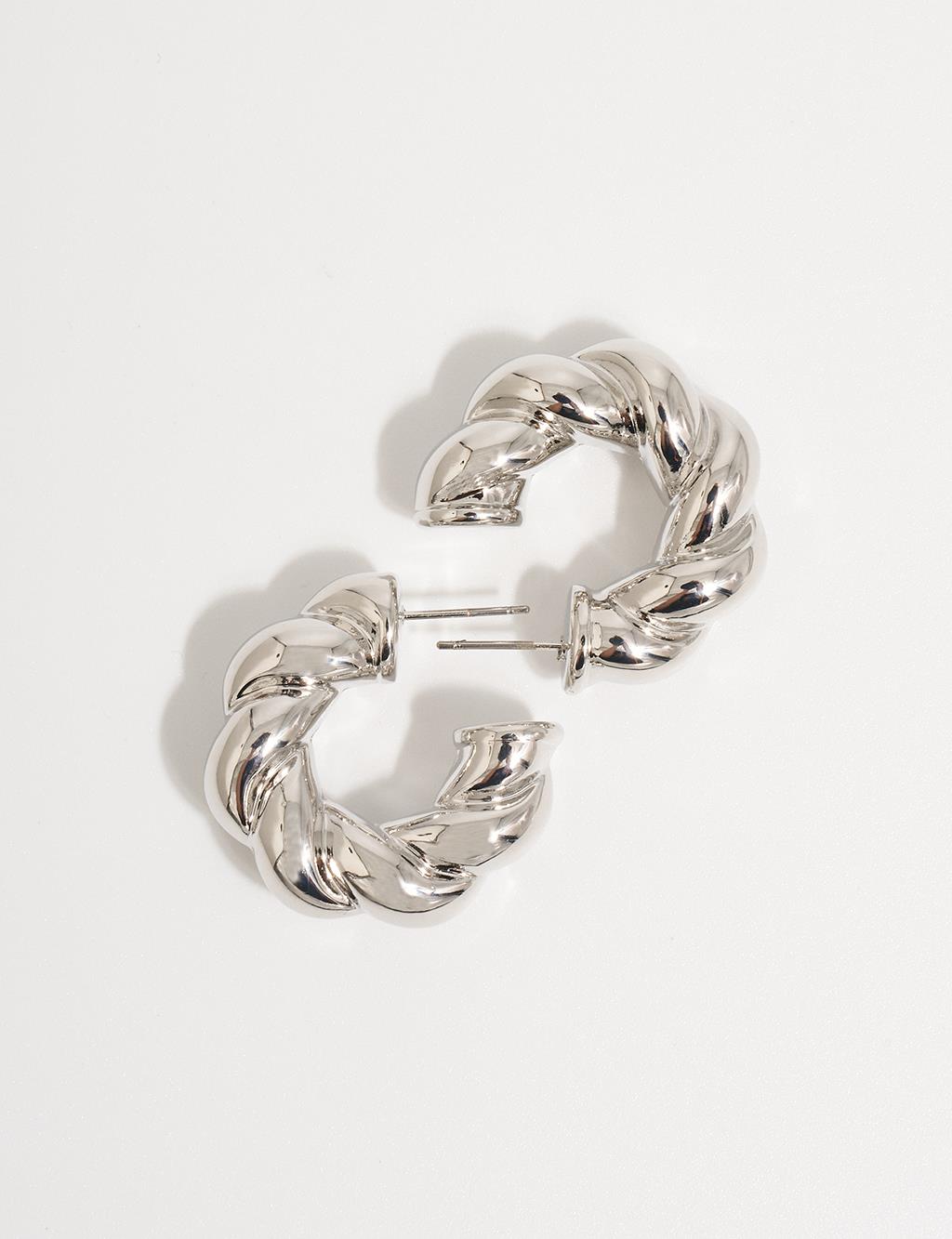 Twist Earring Silver