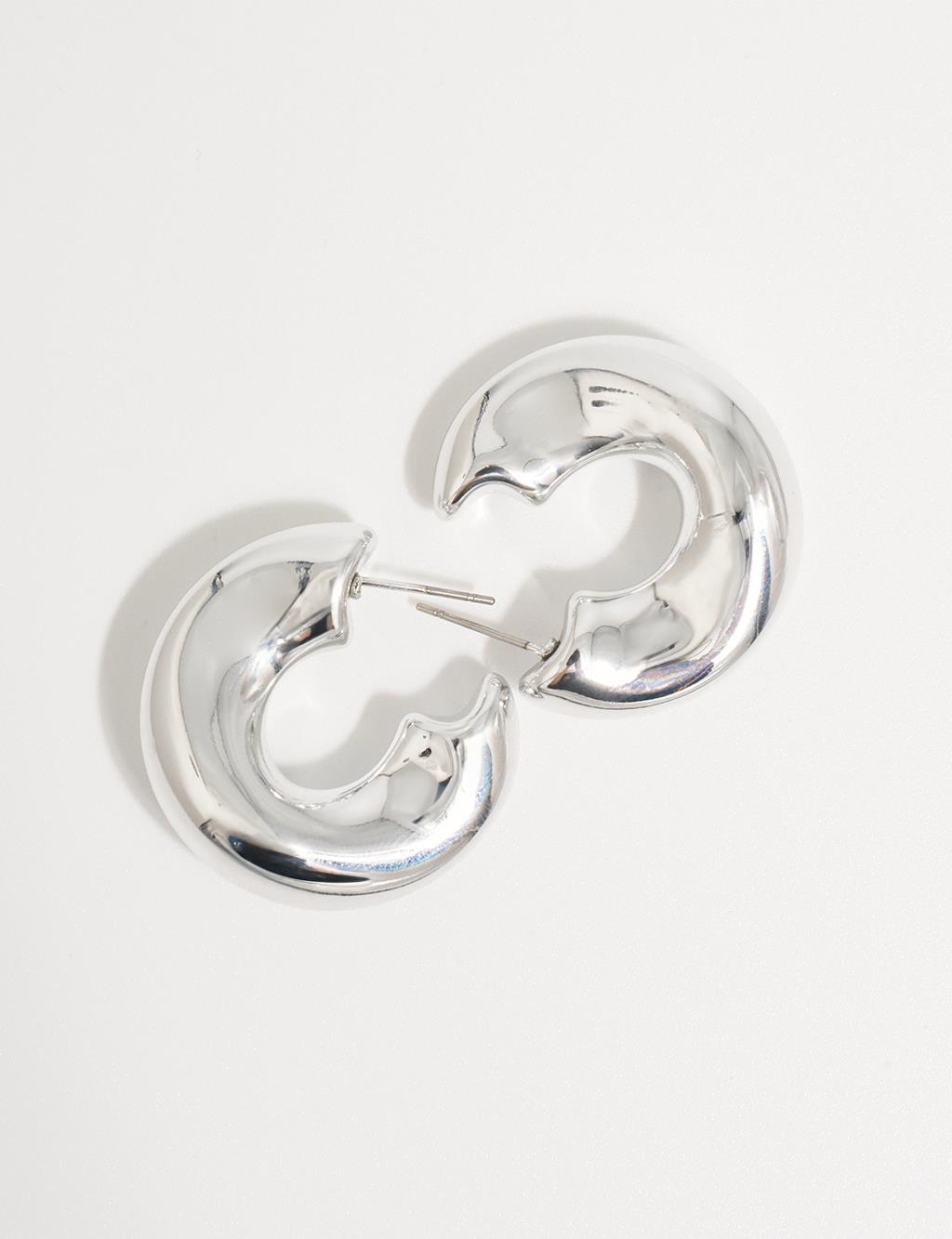 Ring Form Earring Silver