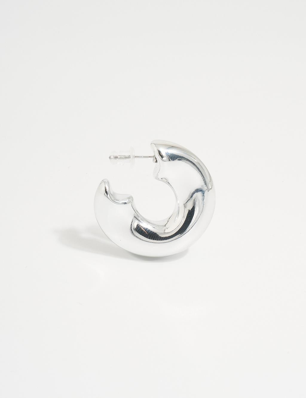 Ring Form Earring Silver