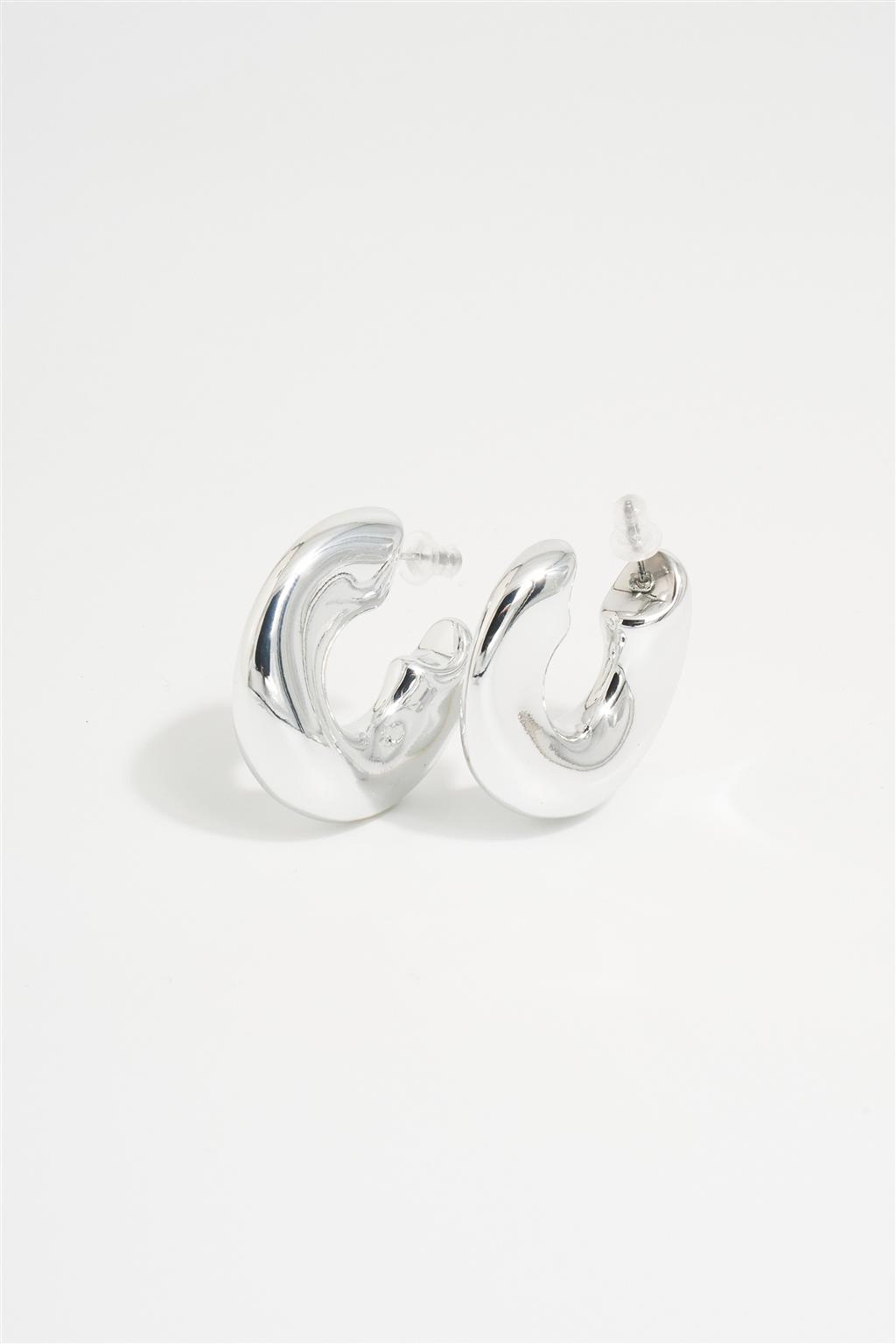 Ring Form Earring Silver