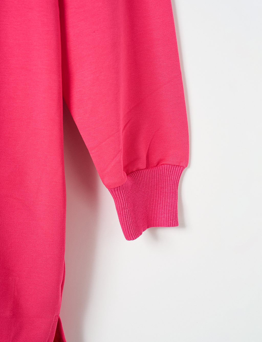 Örme Kumaş Sweatshirt Pembe