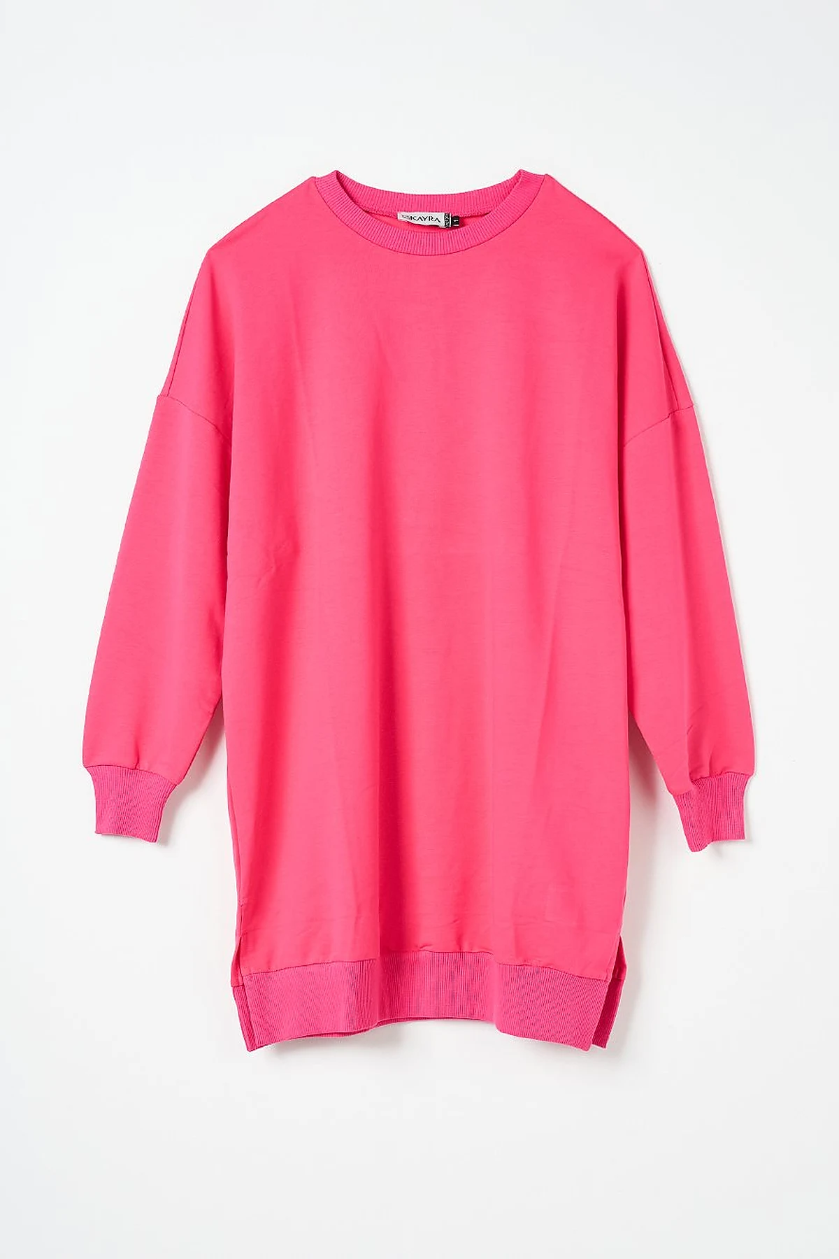 Knitted Fabric Sweatshirt Pink