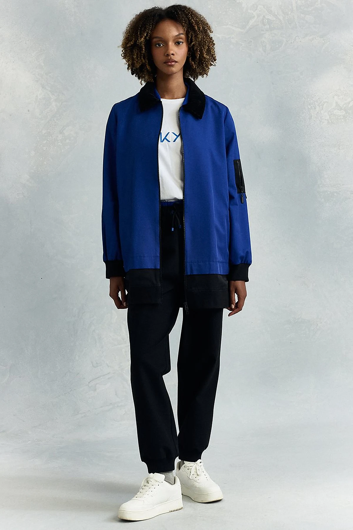 Velvet Mixed Garni Jacket Saks