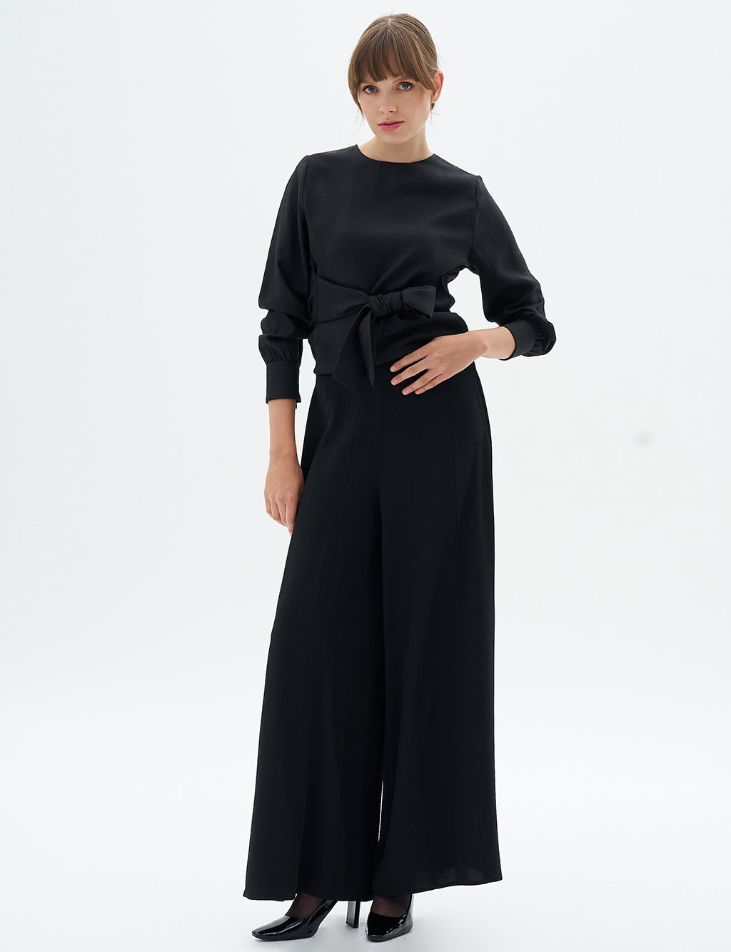 Wide Leg Pants Black