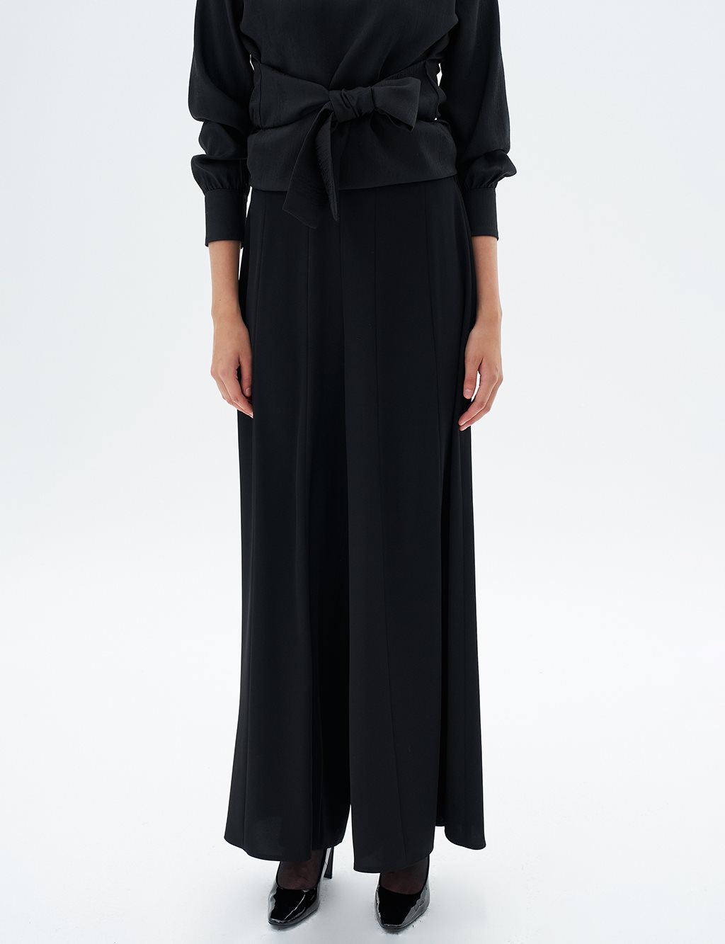 Wide Leg Pants Black