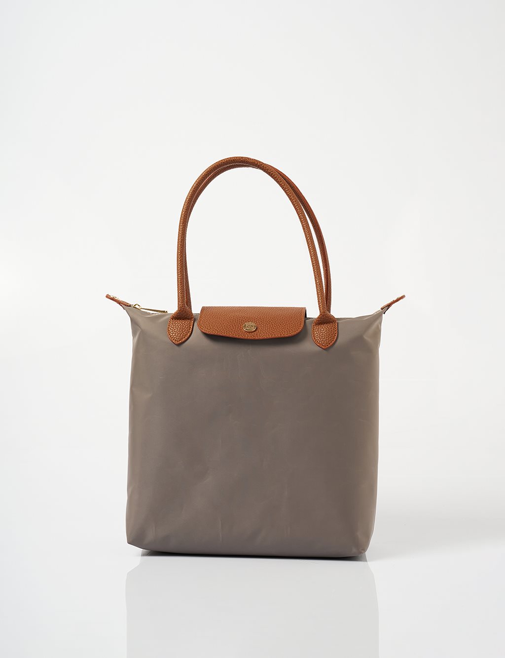 Large Snap Shopper Bag Mink