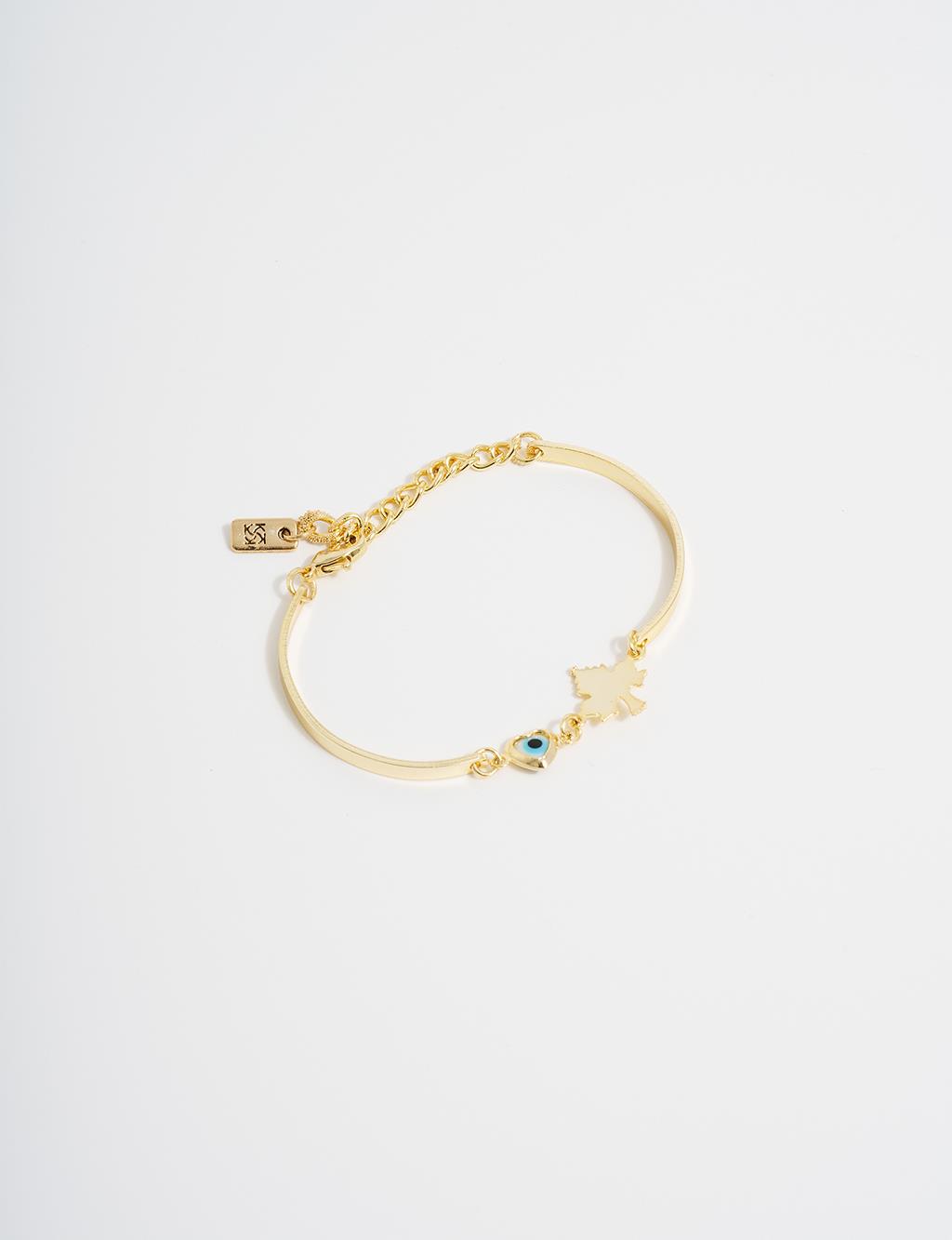 Leaf Figured Bracelet Gold