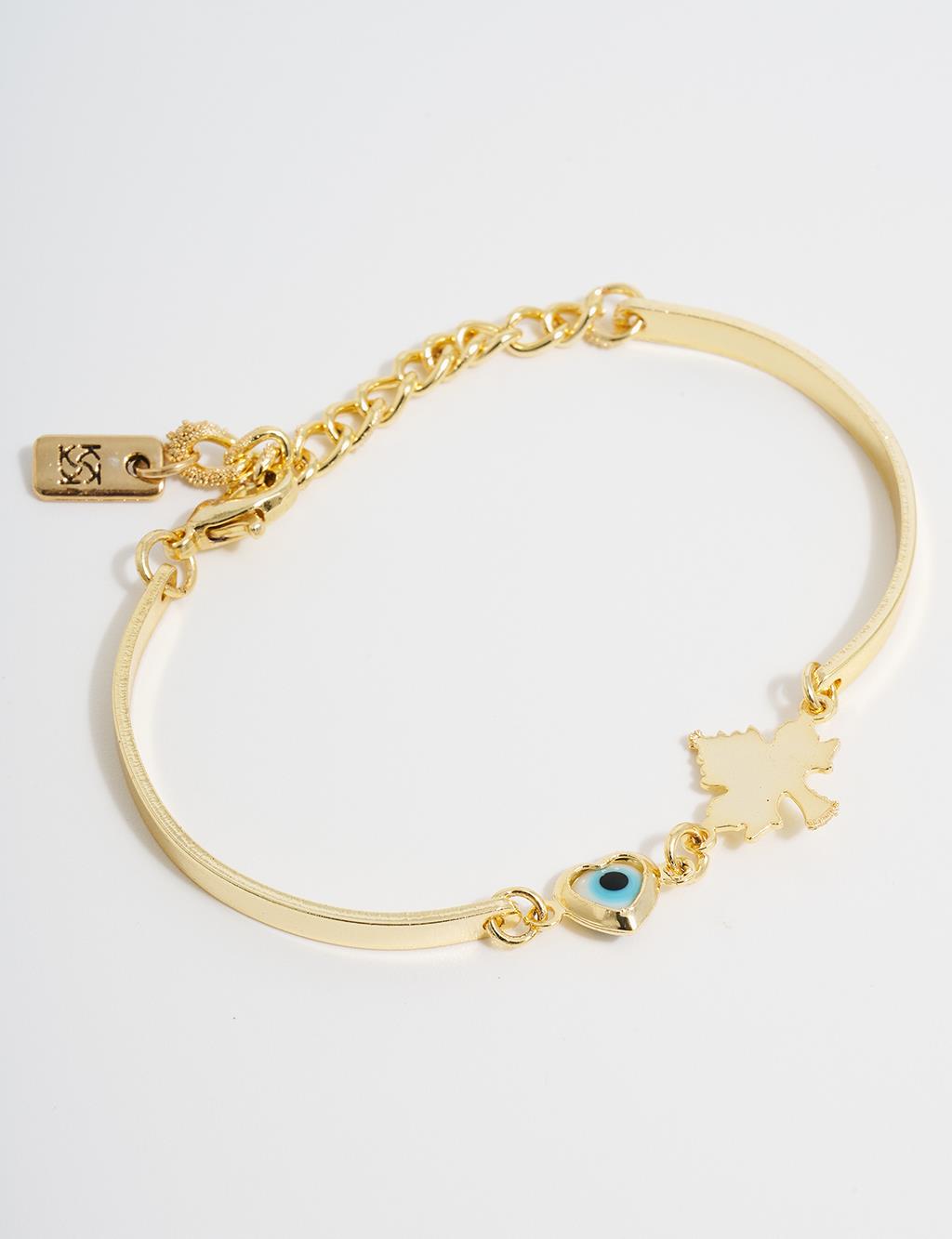 Leaf Figured Bracelet Gold