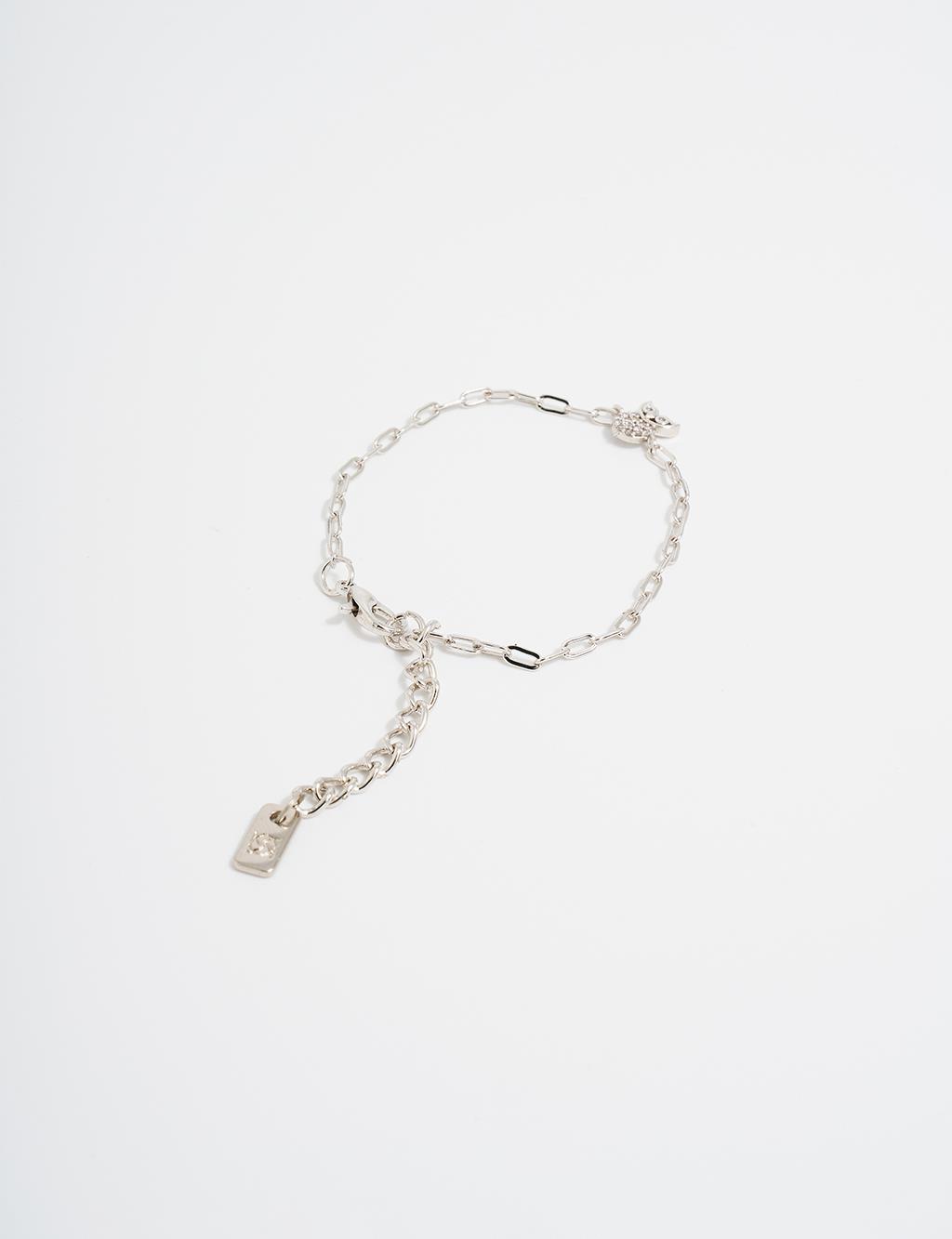 Owl Figured Bracelet Silver