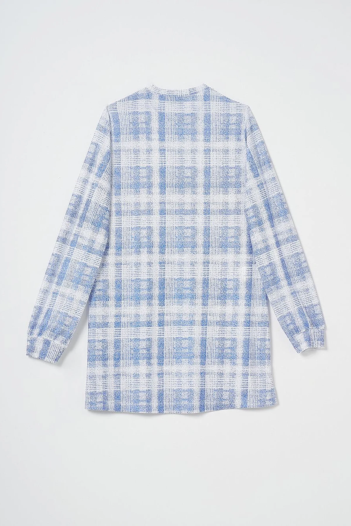 Çizgili Örme Sweatshirt Saks 