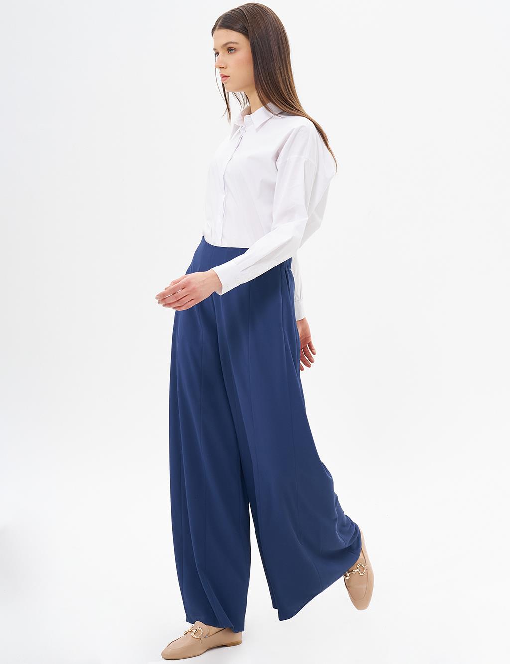 Wide Leg Pants Indigo