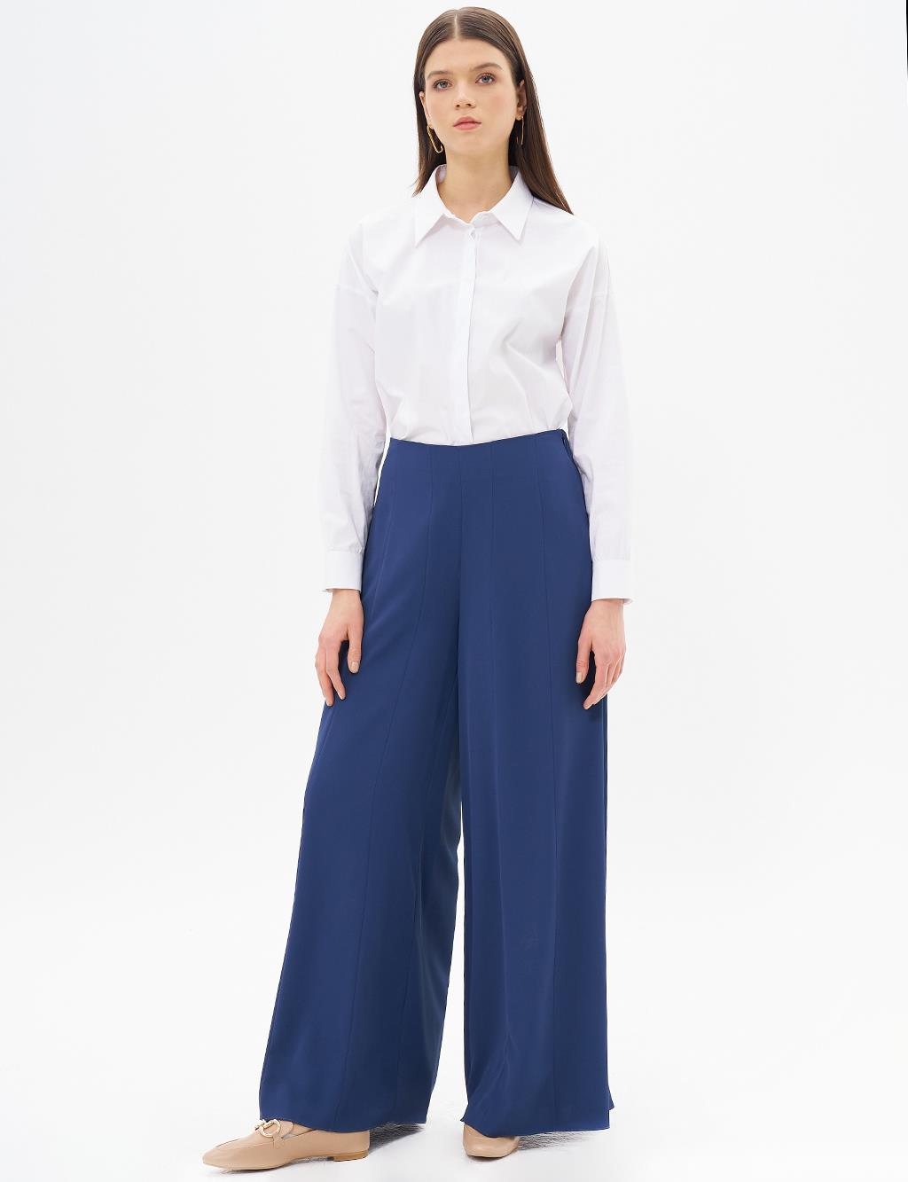 Wide Leg Pants Indigo