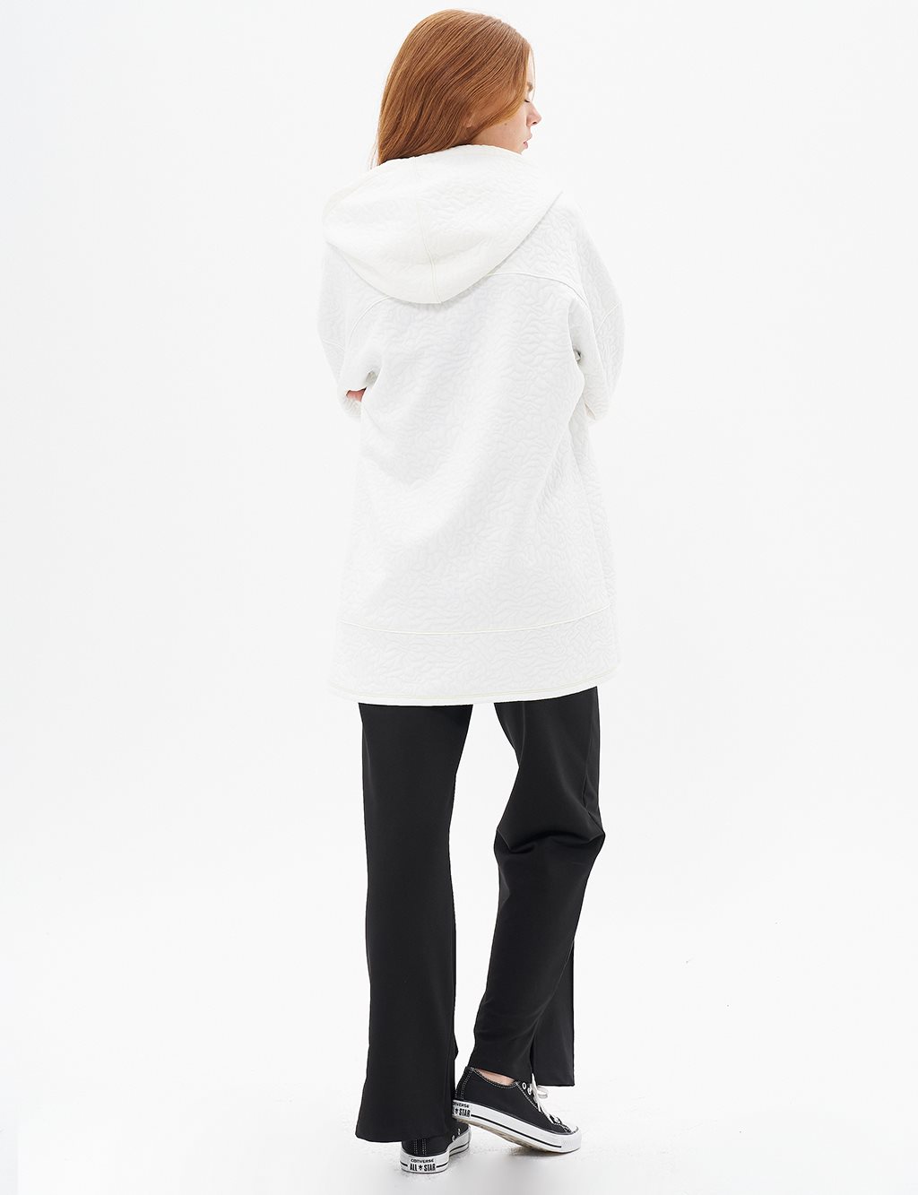 Textured Sweatshirt Optic White