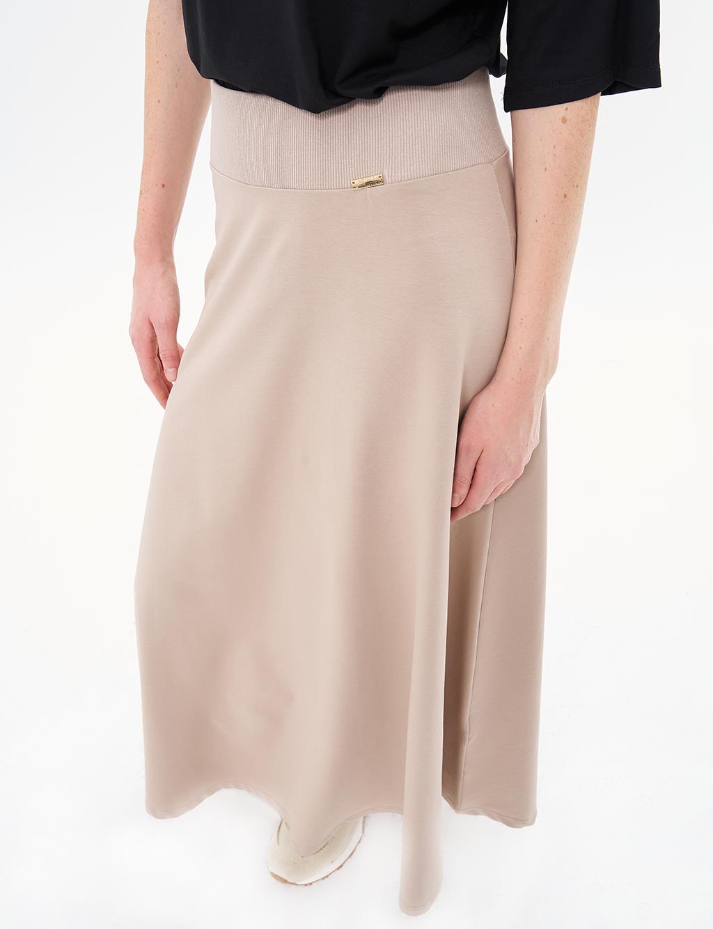 Flared Skirt Mink