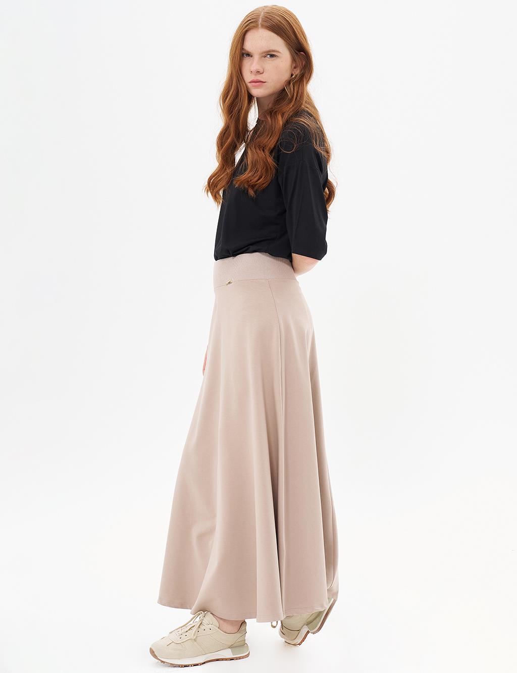 Flared Skirt Mink
