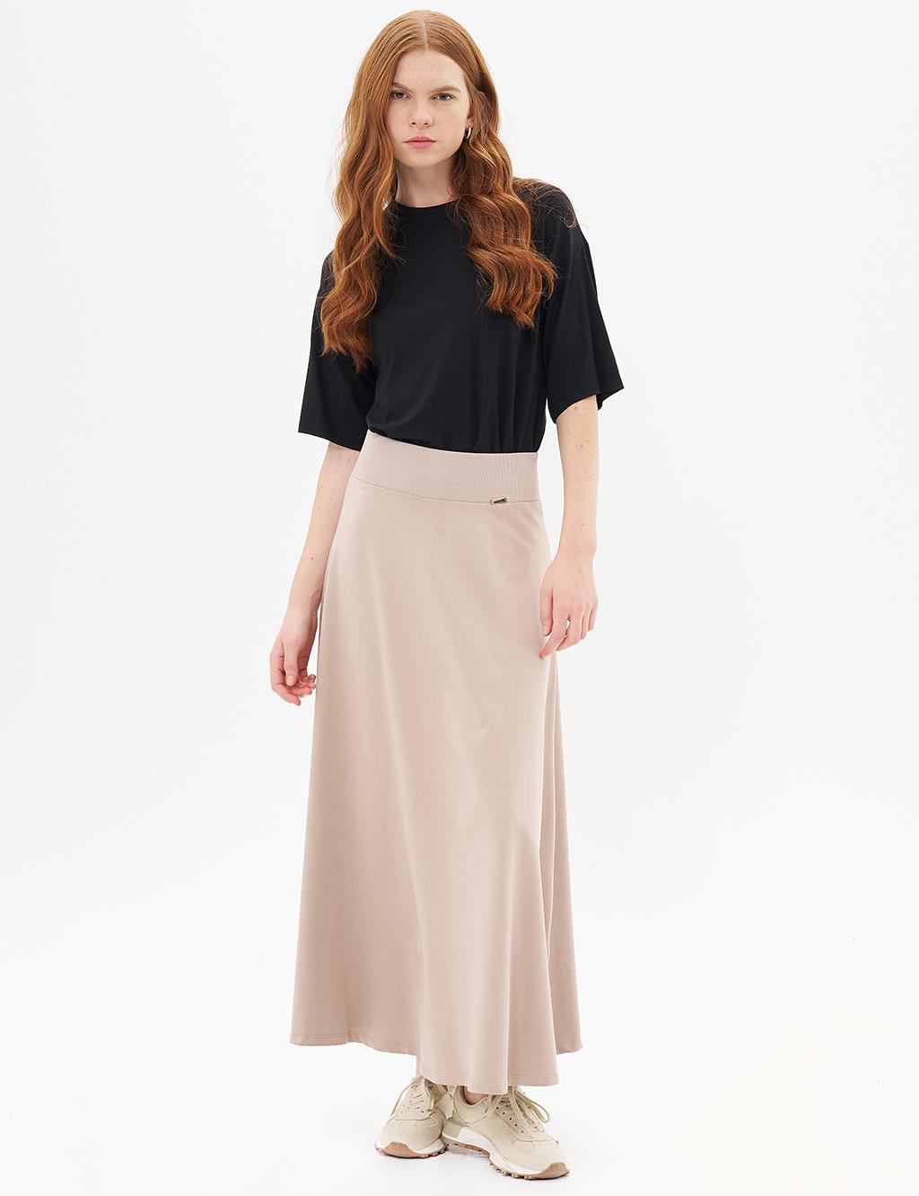 Flared Skirt Mink