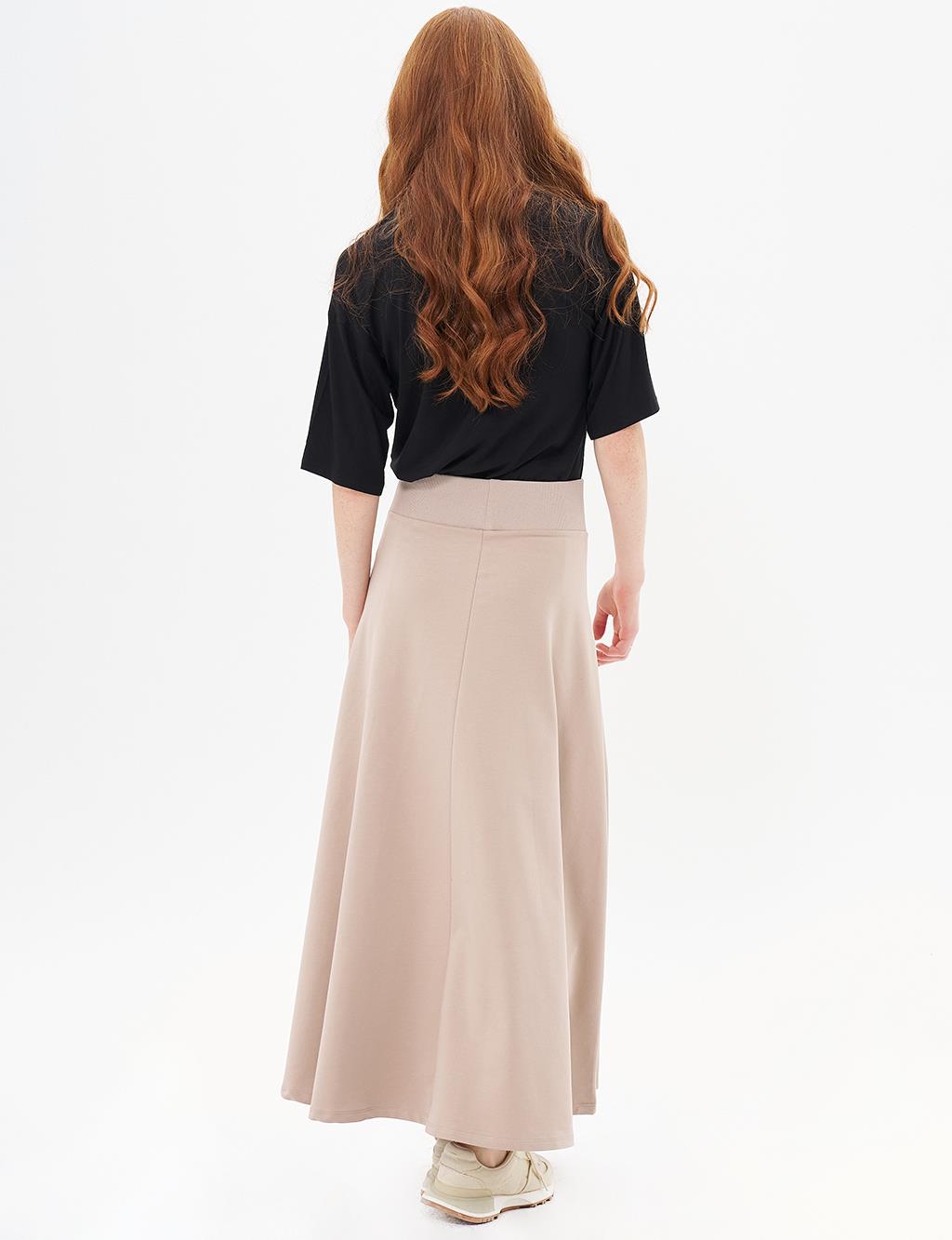 Flared Skirt Mink