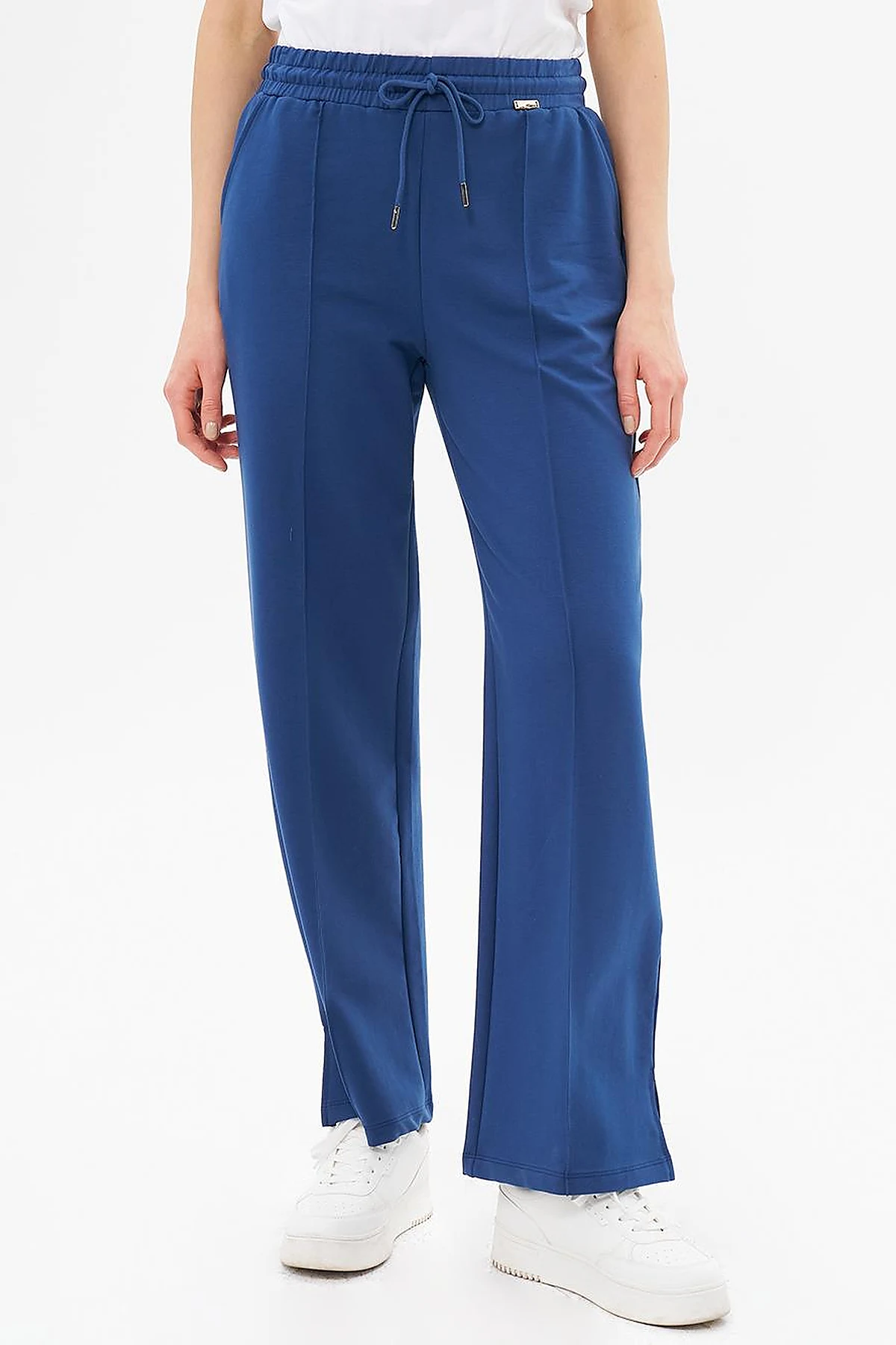Topstitched Pants in Indigo