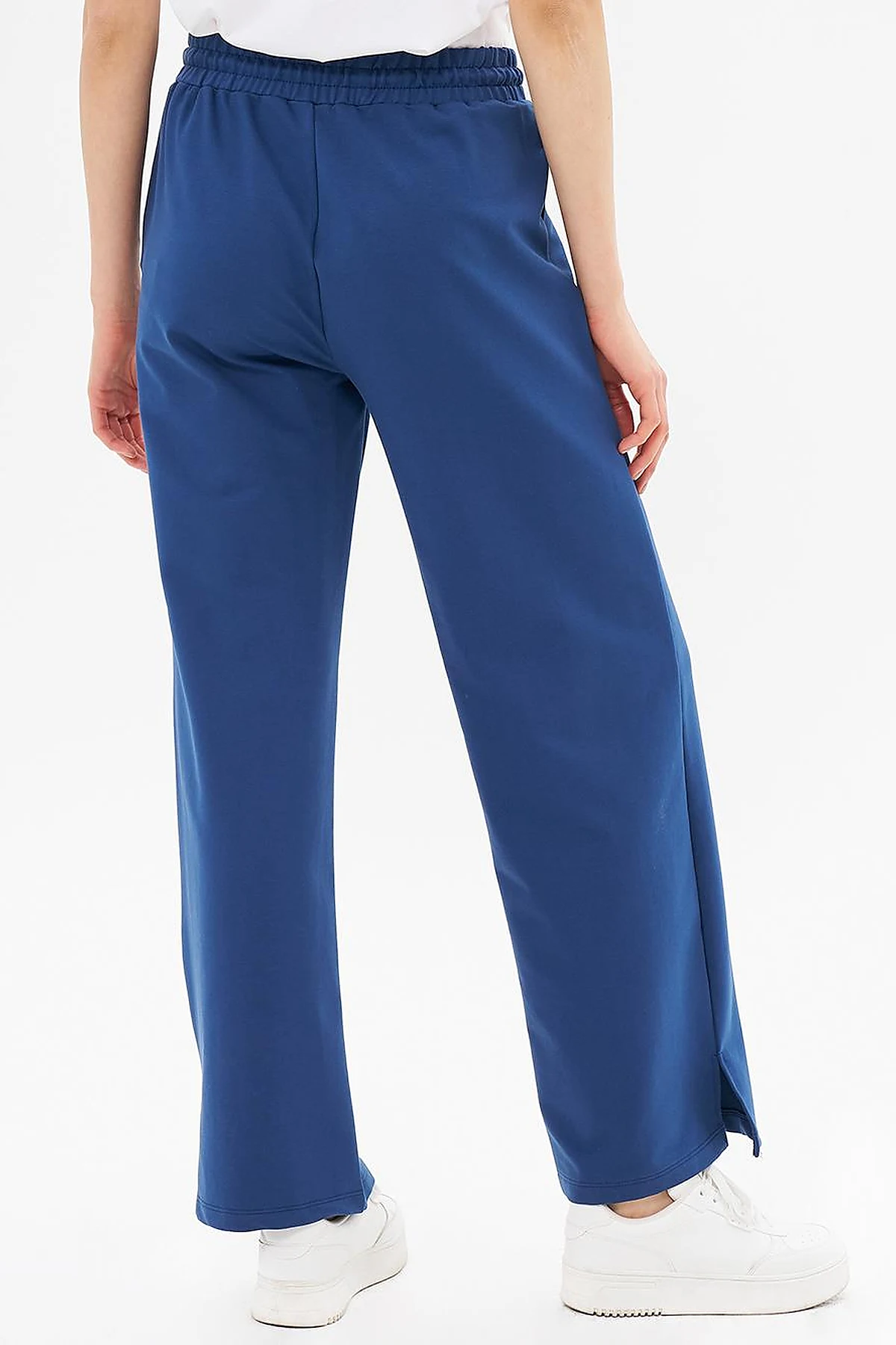 Topstitched Pants in Indigo