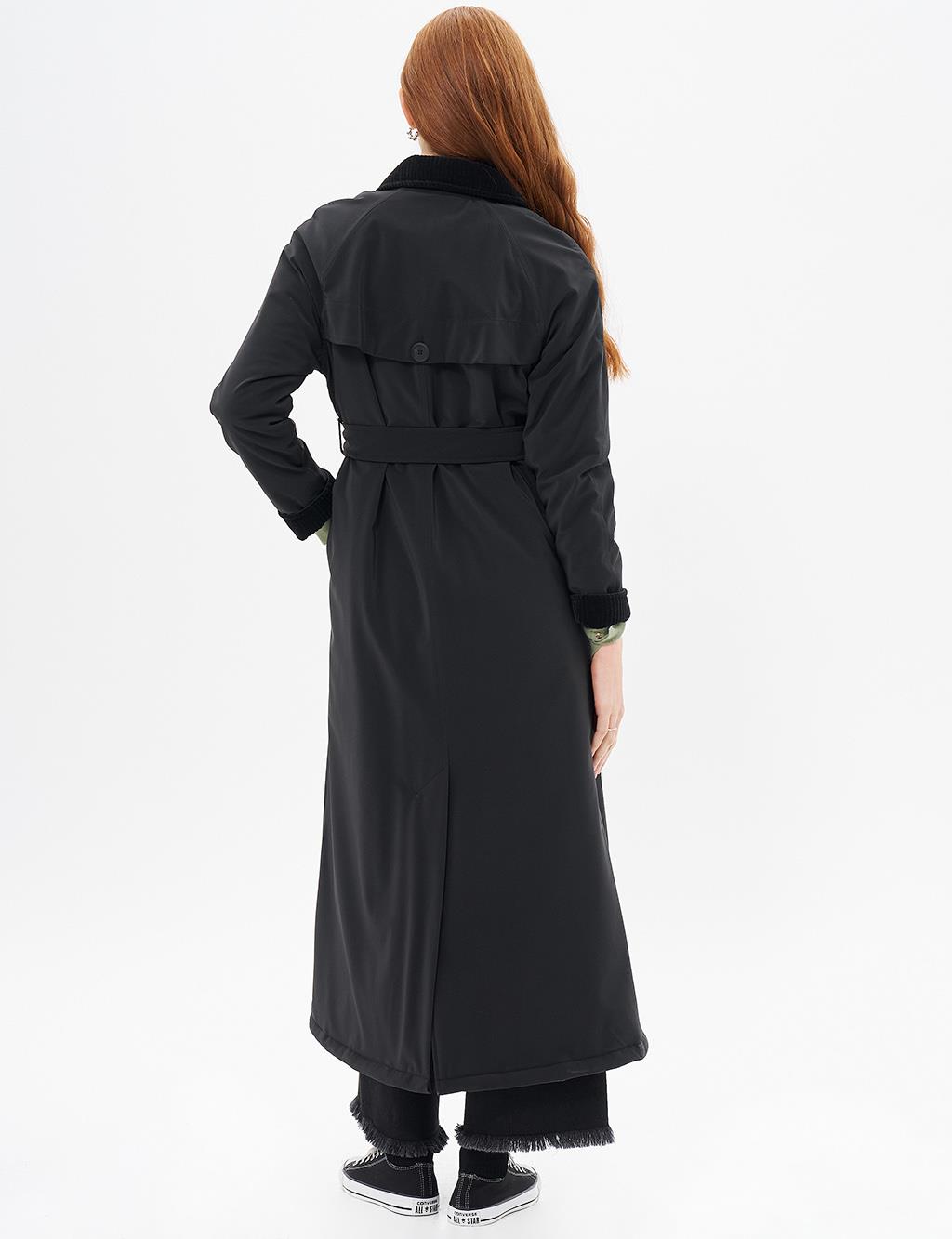 Belted Coat Black