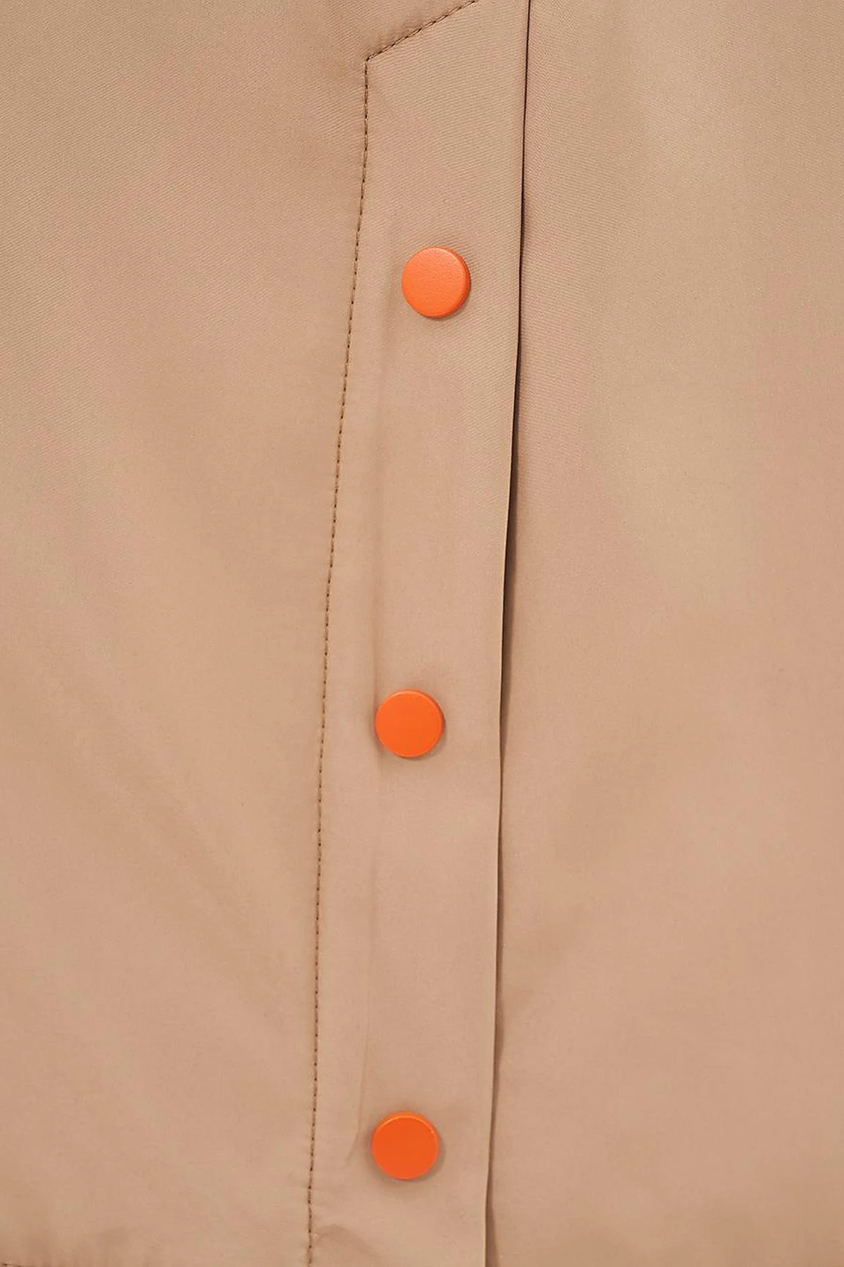 Hooded Wide Pocket Wear-and-Go Dark Beige