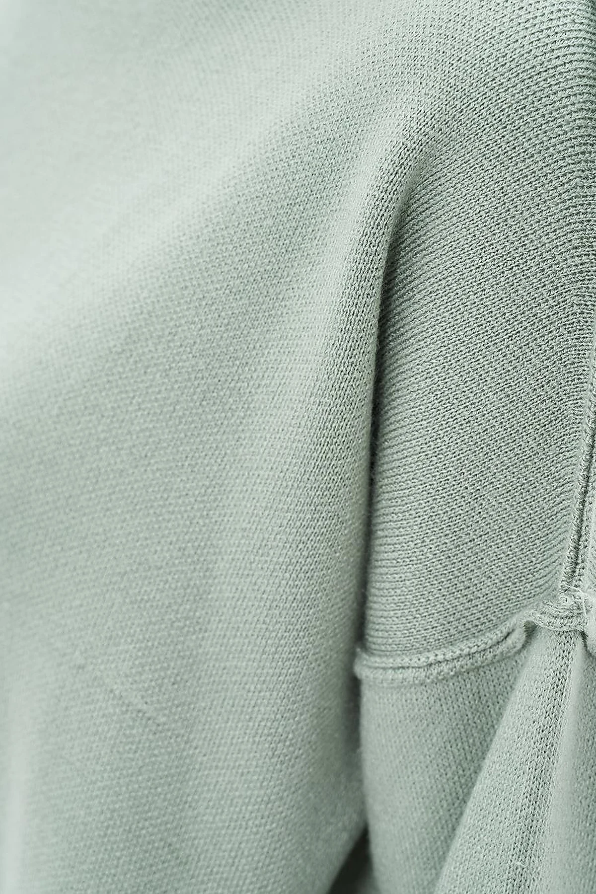 Boat Neck Knitwear Tunic Moss Green
