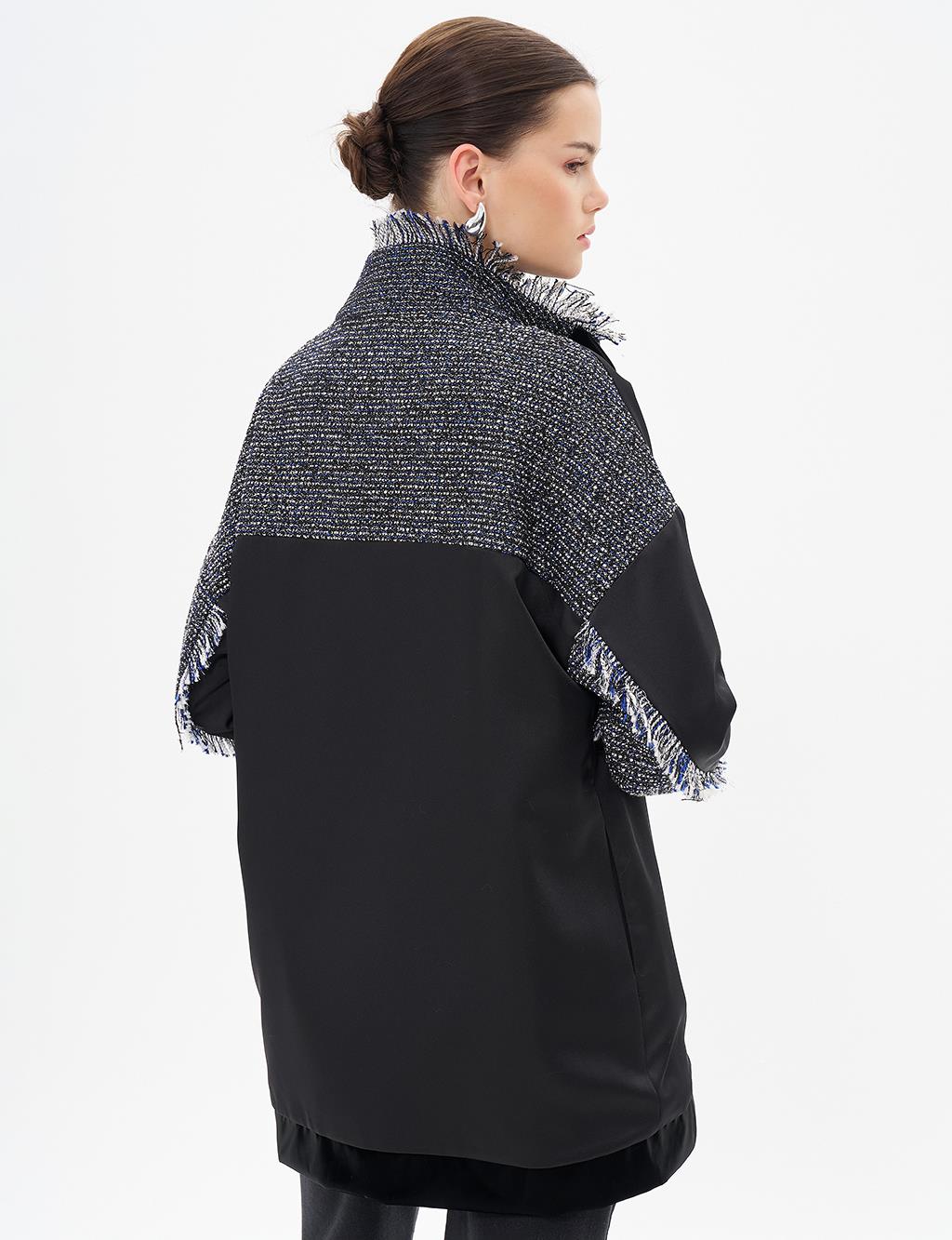 Tassel Detailed Jacket Black