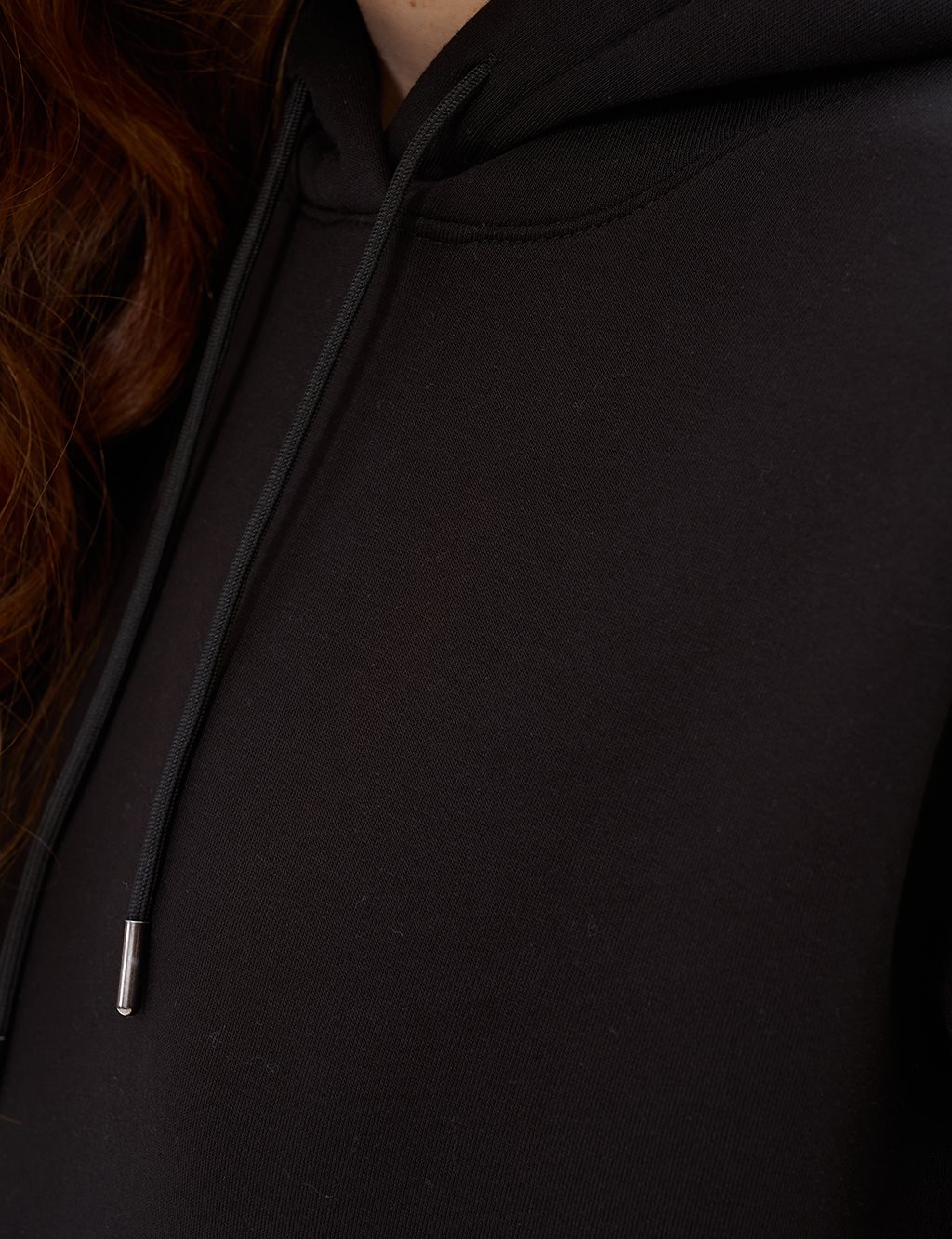 Hooded Sweatshirt in Black